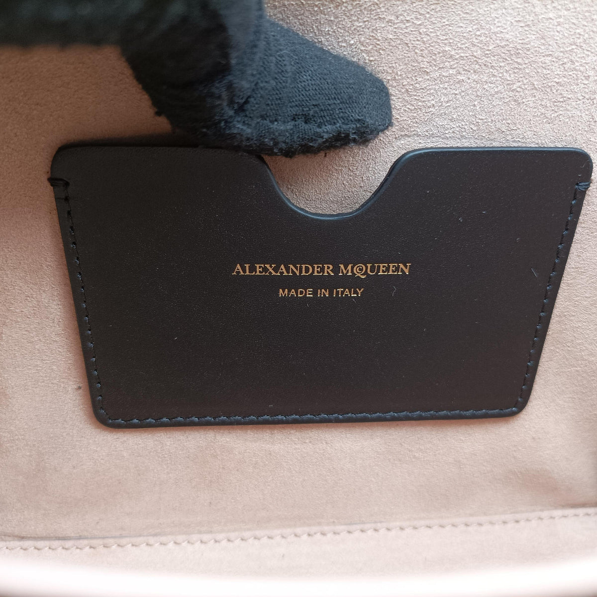Pre-owned Alexander McQueen Box Black Leather  shoulderbag | stylenewstar