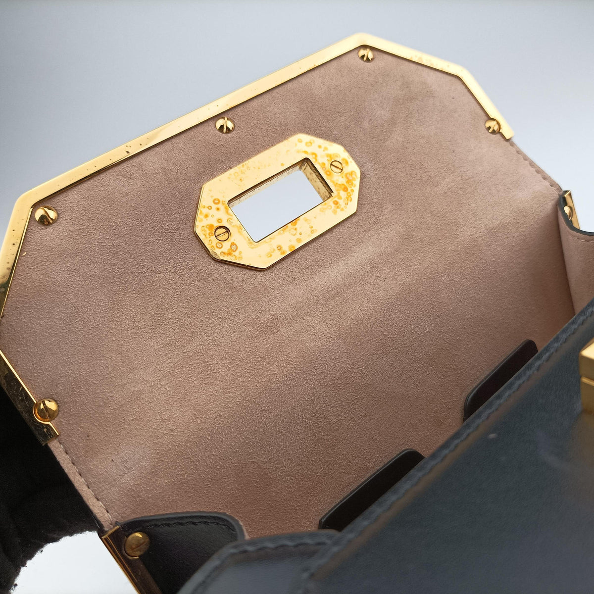 Pre-owned Alexander McQueen Box Black Leather  shoulderbag | stylenewstar