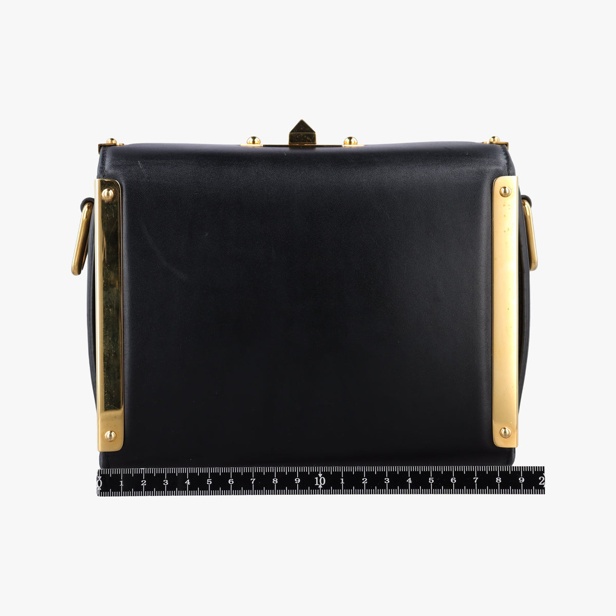 Pre-owned Alexander McQueen Box Black Leather  shoulderbag | stylenewstar