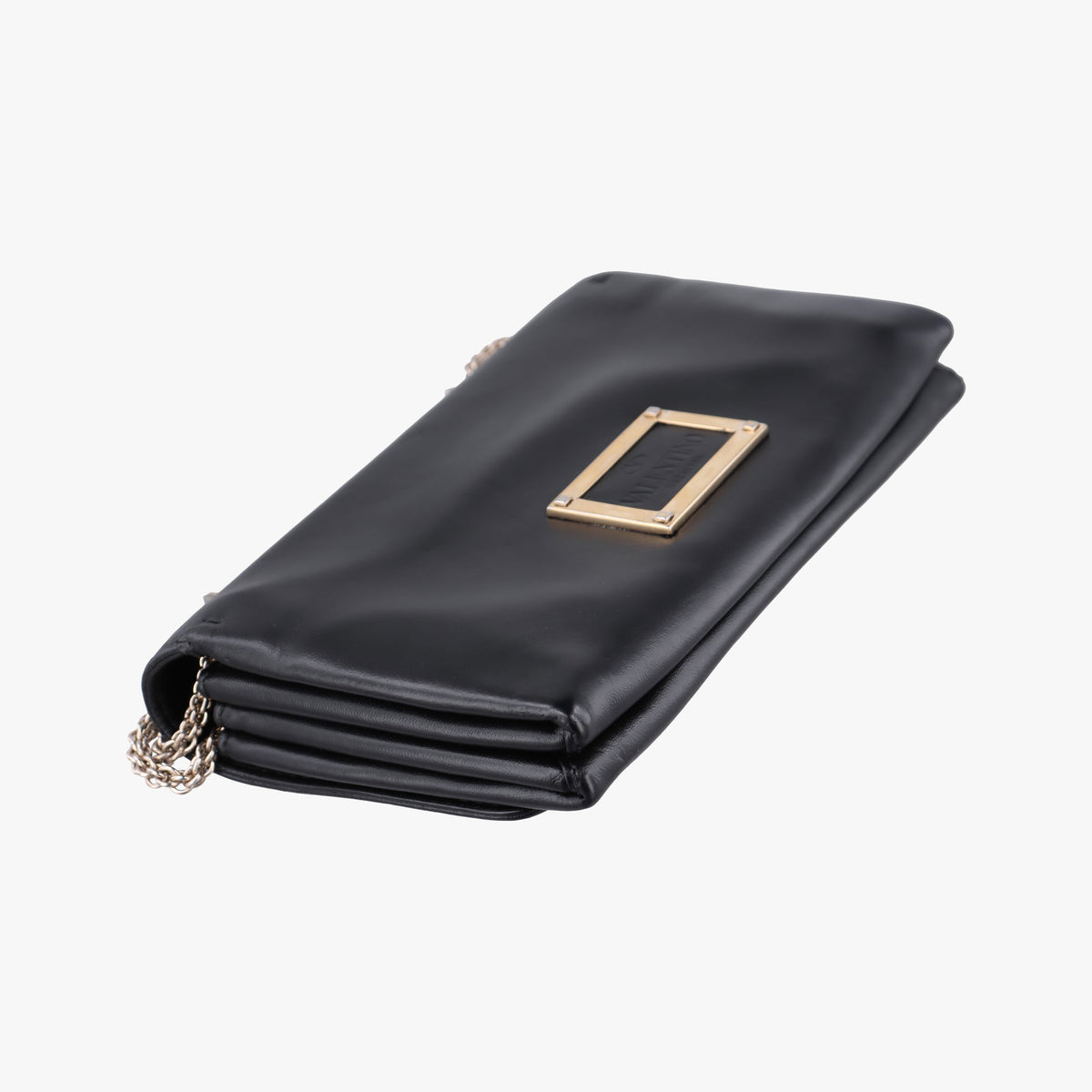 Pre-owned Valentino Rockstud Va Va Voom Black Leather  shoulderbag | stylenewstar