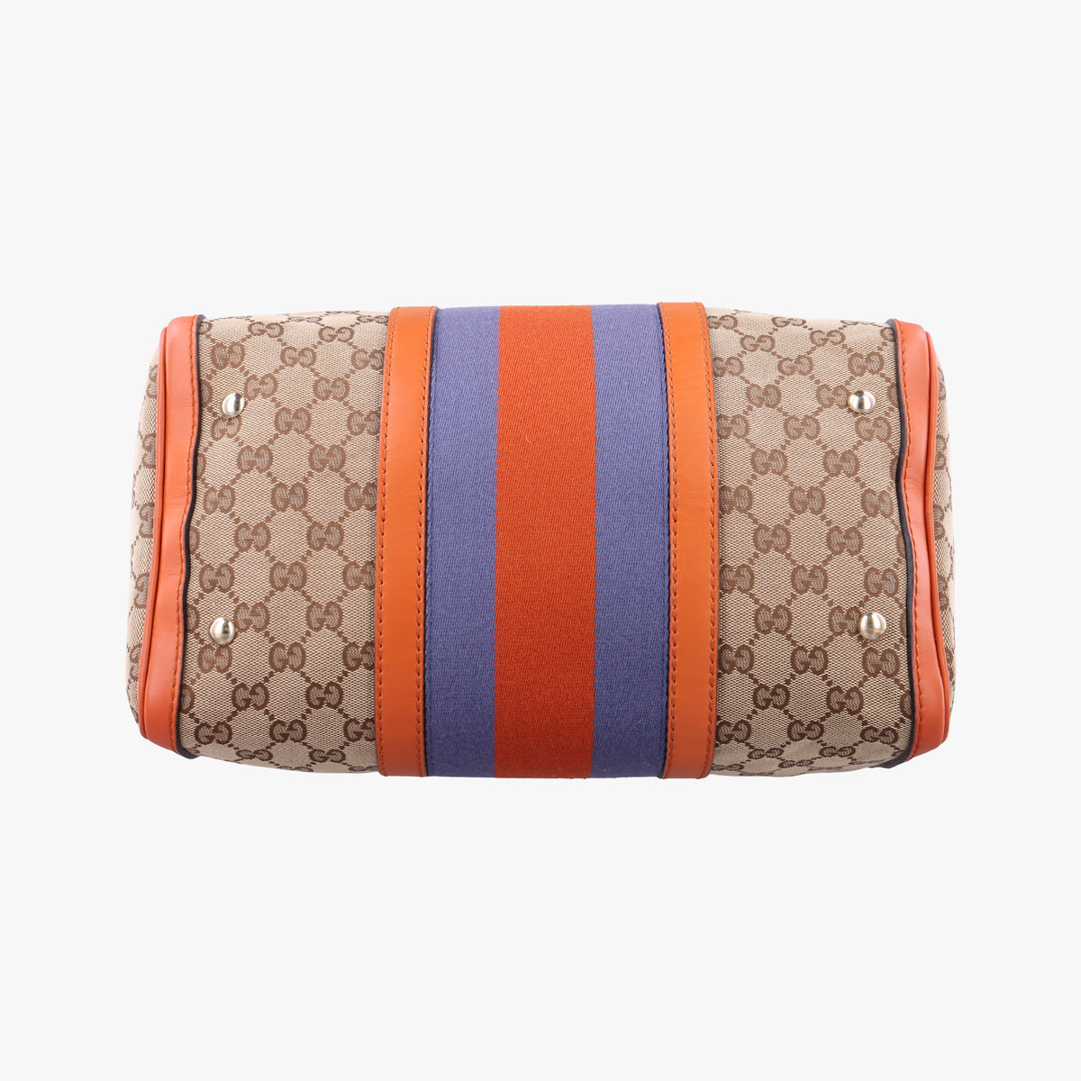 Secondhand Gucci Sherry Line Beige×orange Canvas×Leather 247205 shoulderbag | stylenewstar