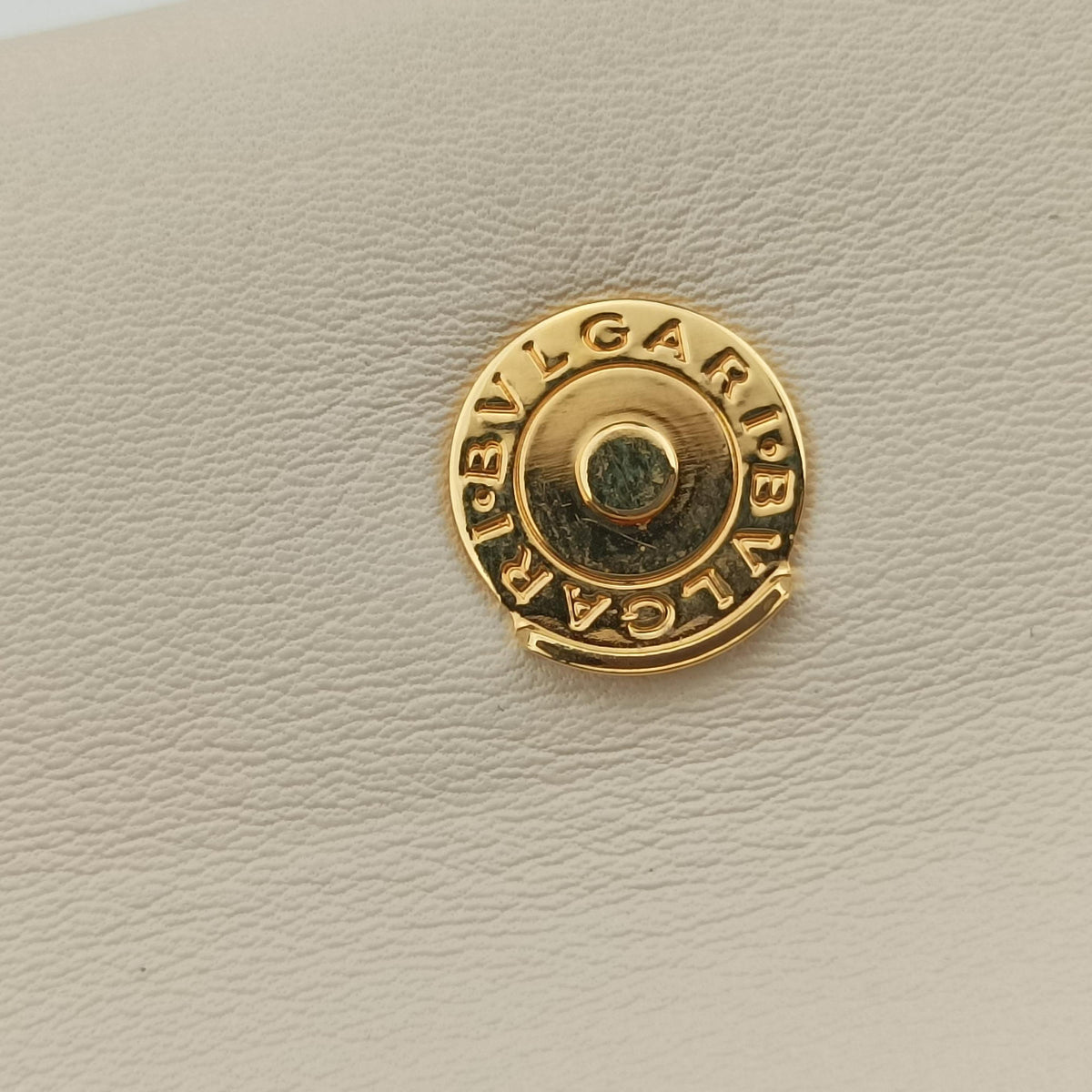 Pre-owned Bvlgari Serpenti Cabochon Micro Ivory Opal calf  shoulderbag | stylenewstar