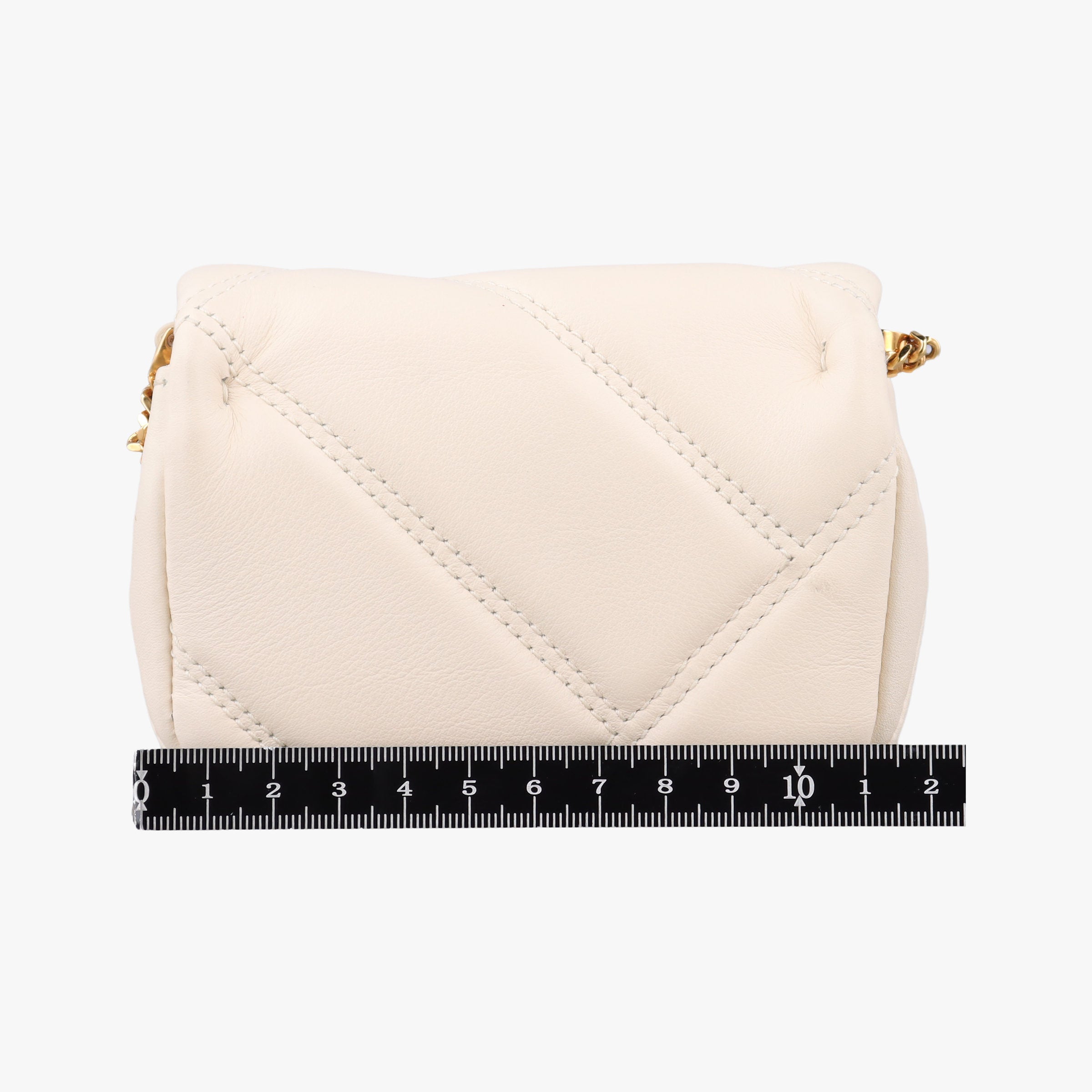 Pre-owned Bvlgari Serpenti Cabochon Micro Ivory Opal calf  shoulderbag | stylenewstar