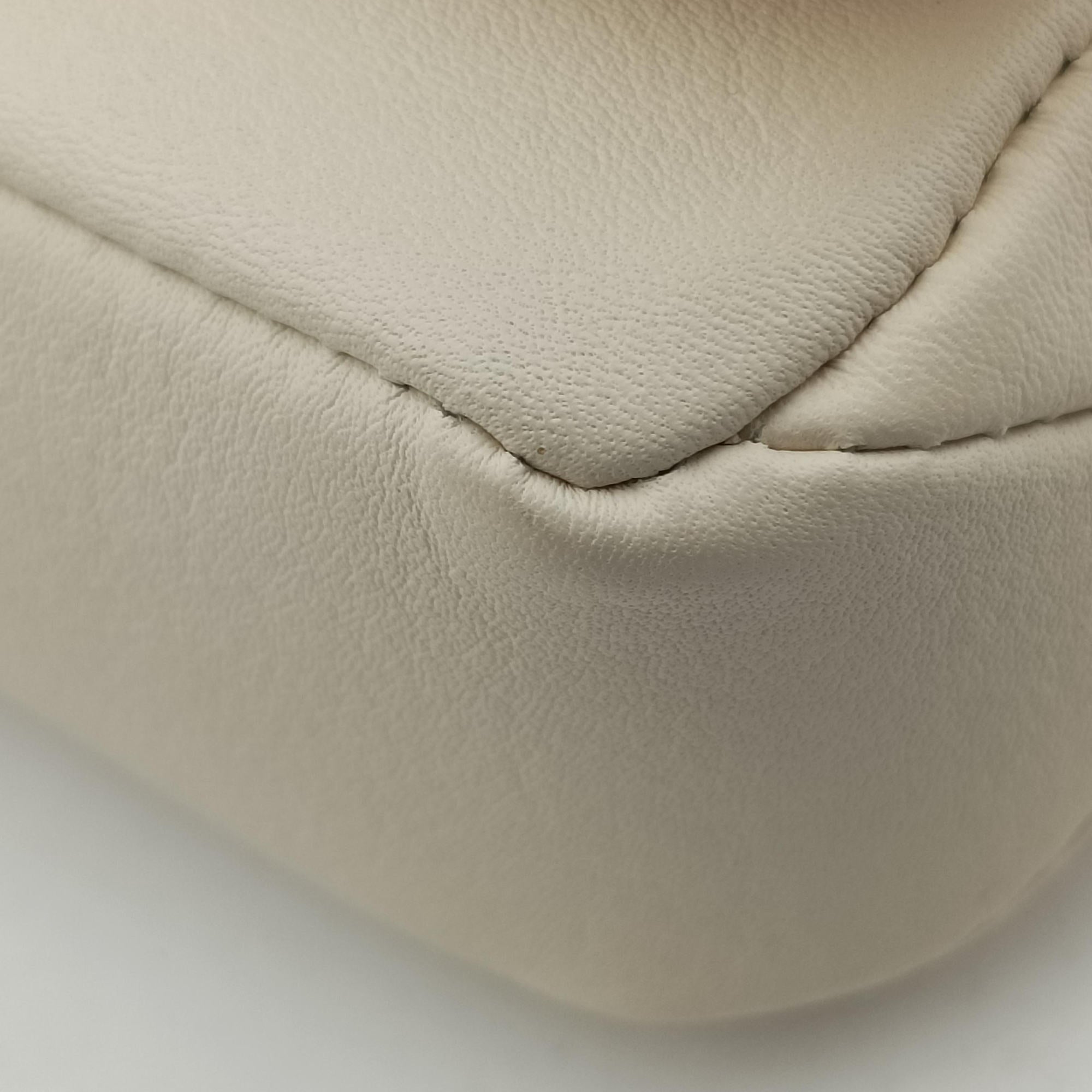 Pre-owned Bvlgari Serpenti Cabochon Micro Ivory Opal calf  shoulderbag | stylenewstar