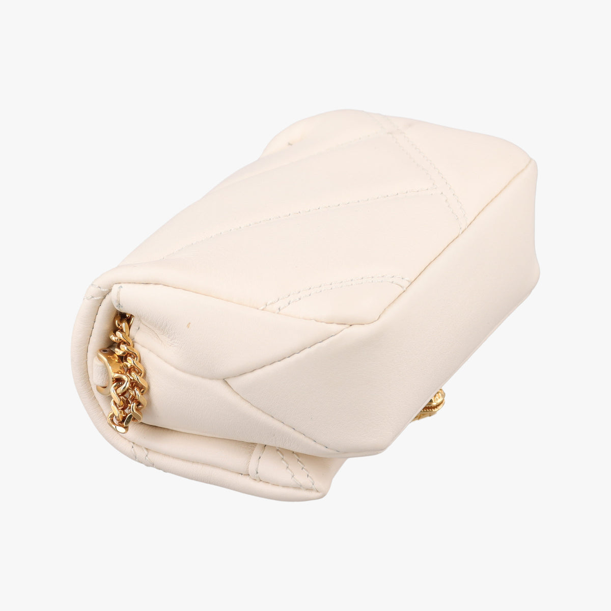 Pre-owned Bvlgari Serpenti Cabochon Micro Ivory Opal calf  shoulderbag | stylenewstar