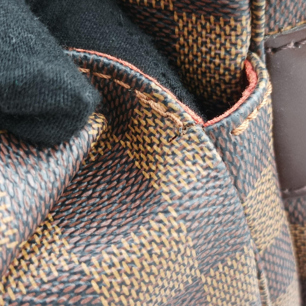 Pre-owned Louis Vuitton NAVIGLIO EBENE Damier Canvas N45255 shoulderbag | stylenewstar