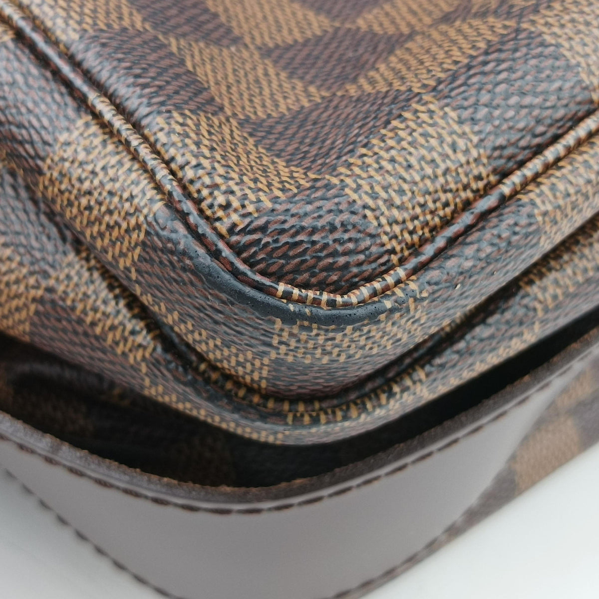 Pre-owned Louis Vuitton NAVIGLIO EBENE Damier Canvas N45255 shoulderbag | stylenewstar