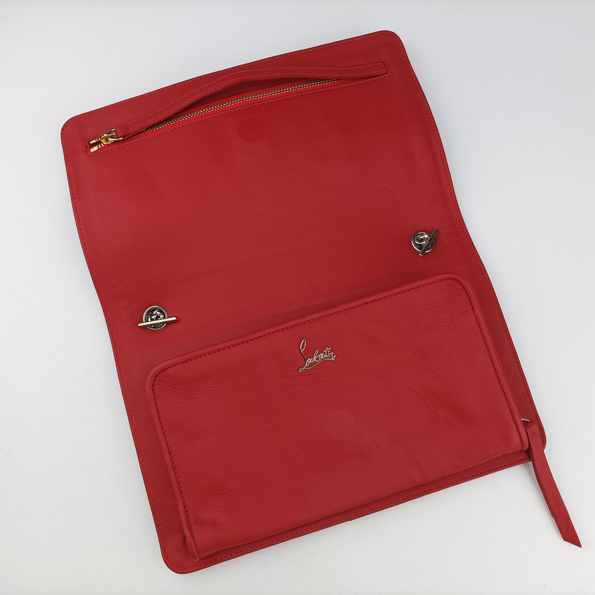 Vintage Christian Louboutin Sweet Charity Black Enamel Leather  shoulderbag | stylenewstar