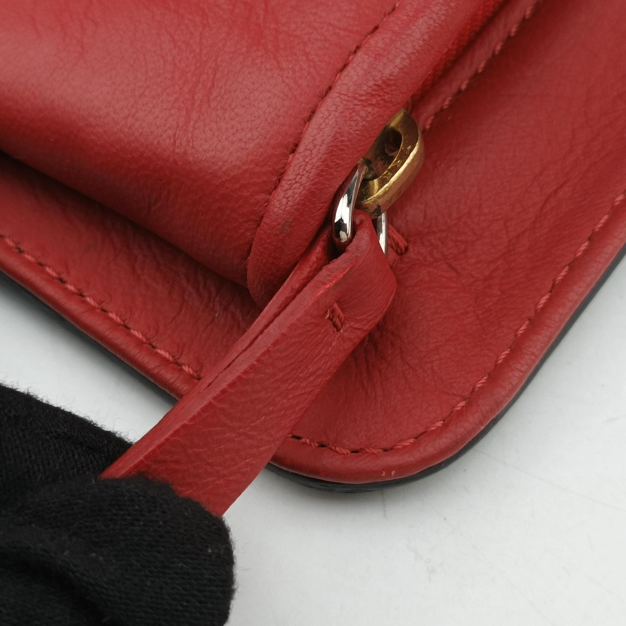Vintage Christian Louboutin Sweet Charity Black Enamel Leather  shoulderbag | stylenewstar