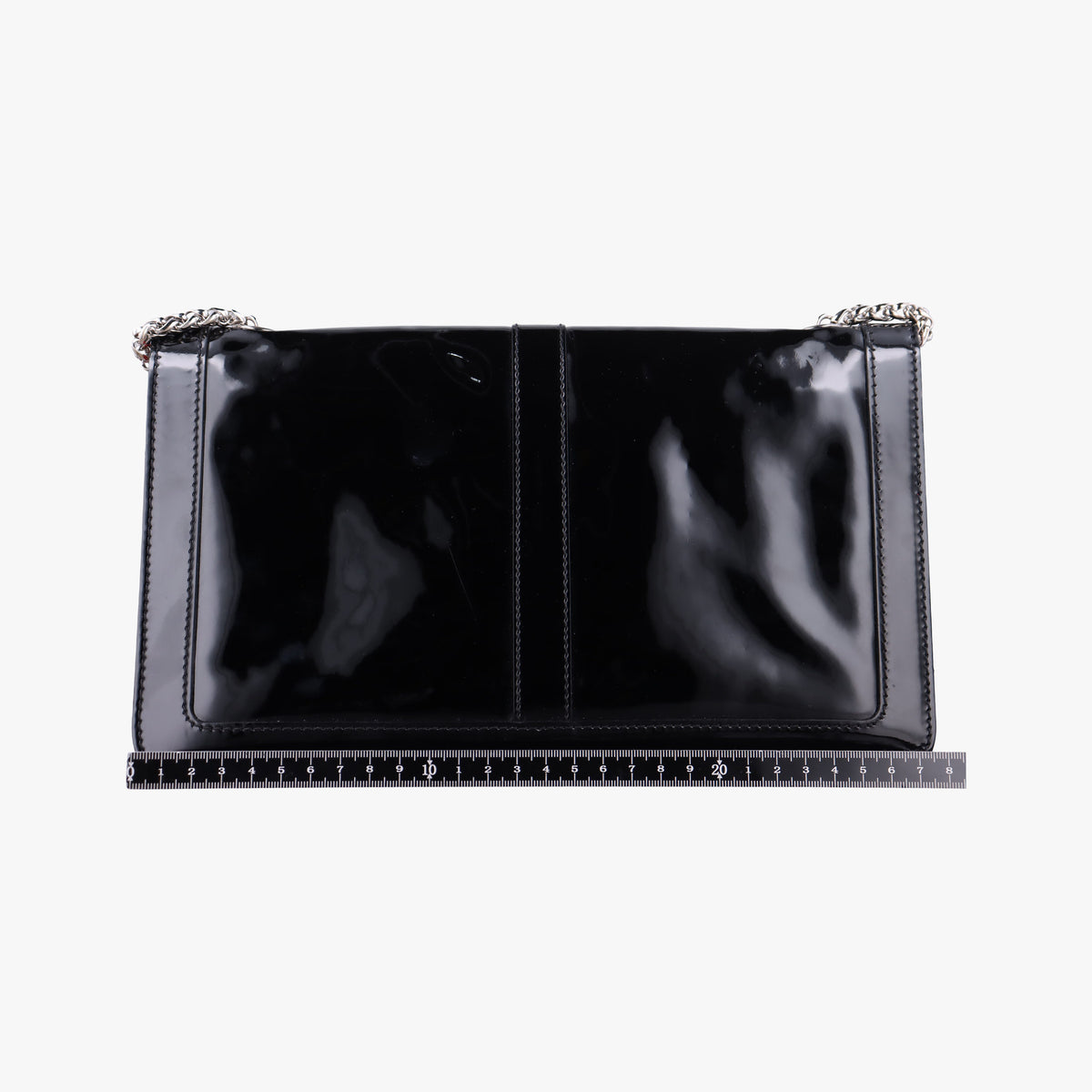 Vintage Christian Louboutin Sweet Charity Black Enamel Leather  shoulderbag | stylenewstar