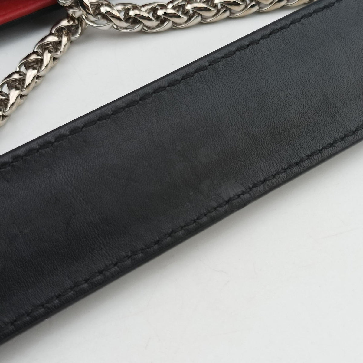 Vintage Christian Louboutin Sweet Charity Black Enamel Leather  shoulderbag | stylenewstar