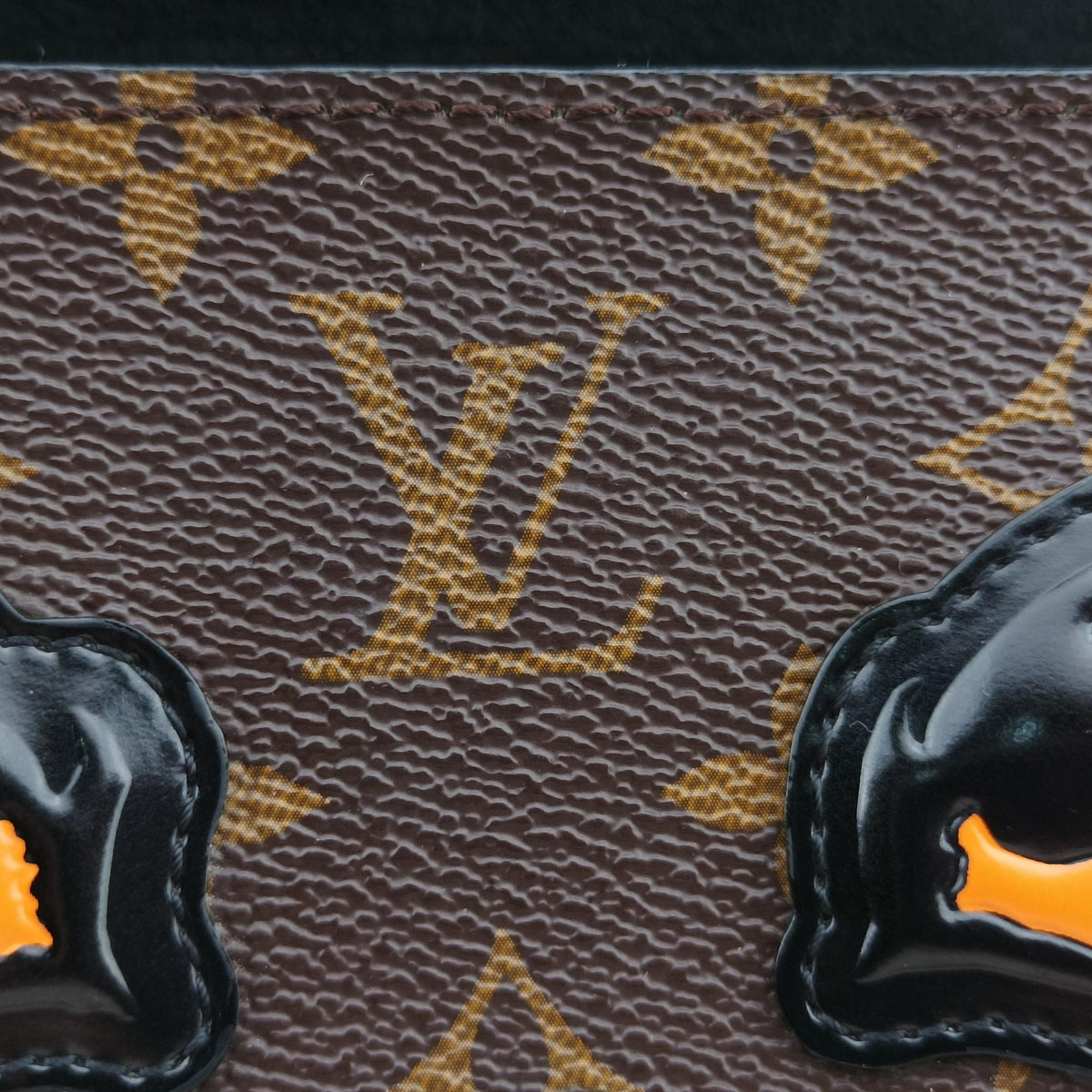 Pre-owned Louis Vuitton Pochette Kabuki Mask Red × Brown Monogram Canvas × Epi Leather M43527 shoulderbag | stylenewstar