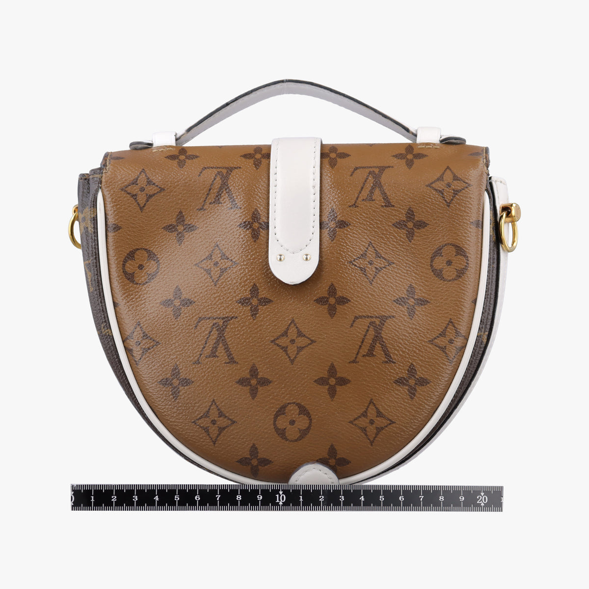 Pre-owned Louis Vuitton Chantilly Lock Brown x white Monogram x Leather  shoulderbag | stylenewstar