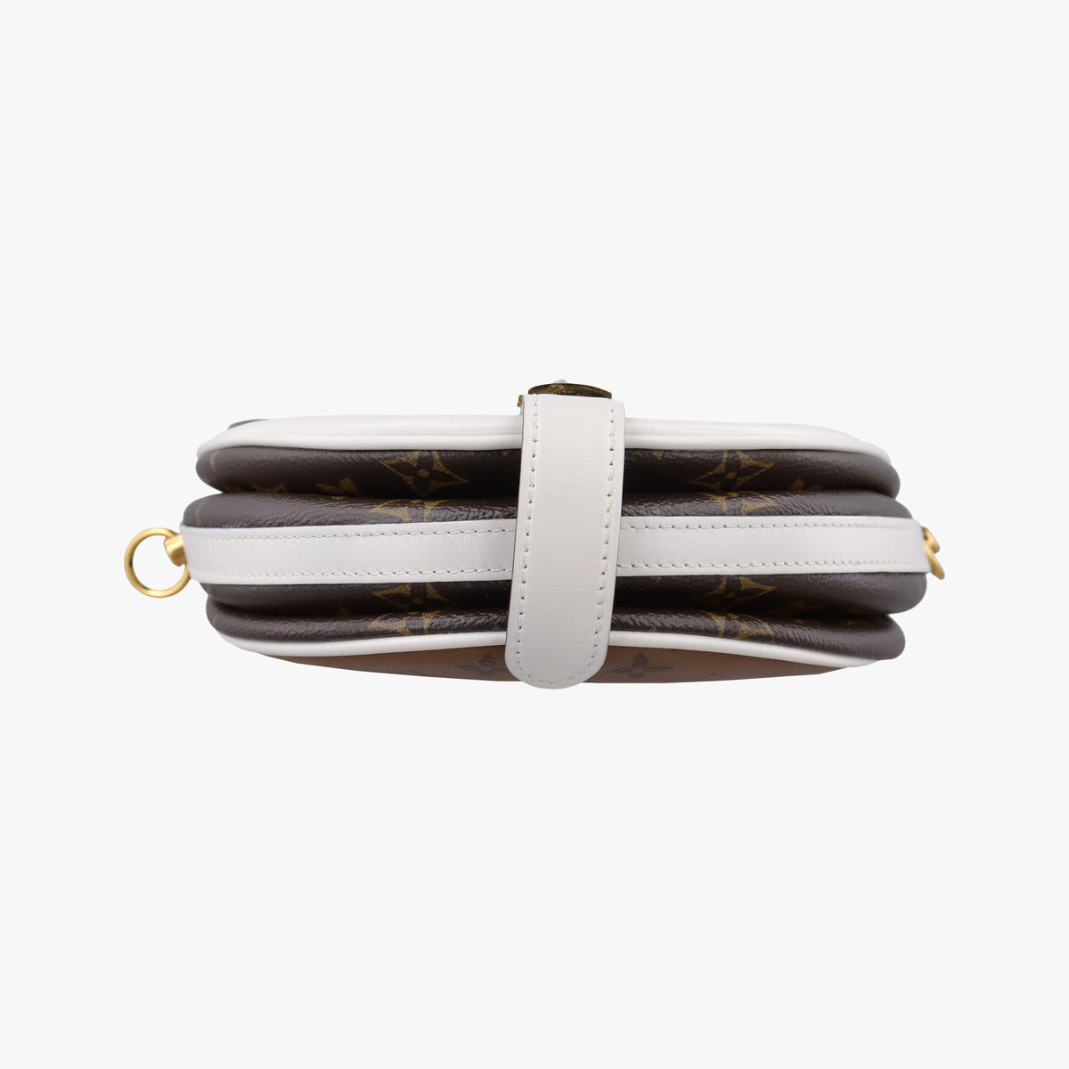 Pre-owned Louis Vuitton Chantilly Lock Brown x white Monogram x Leather  shoulderbag | stylenewstar