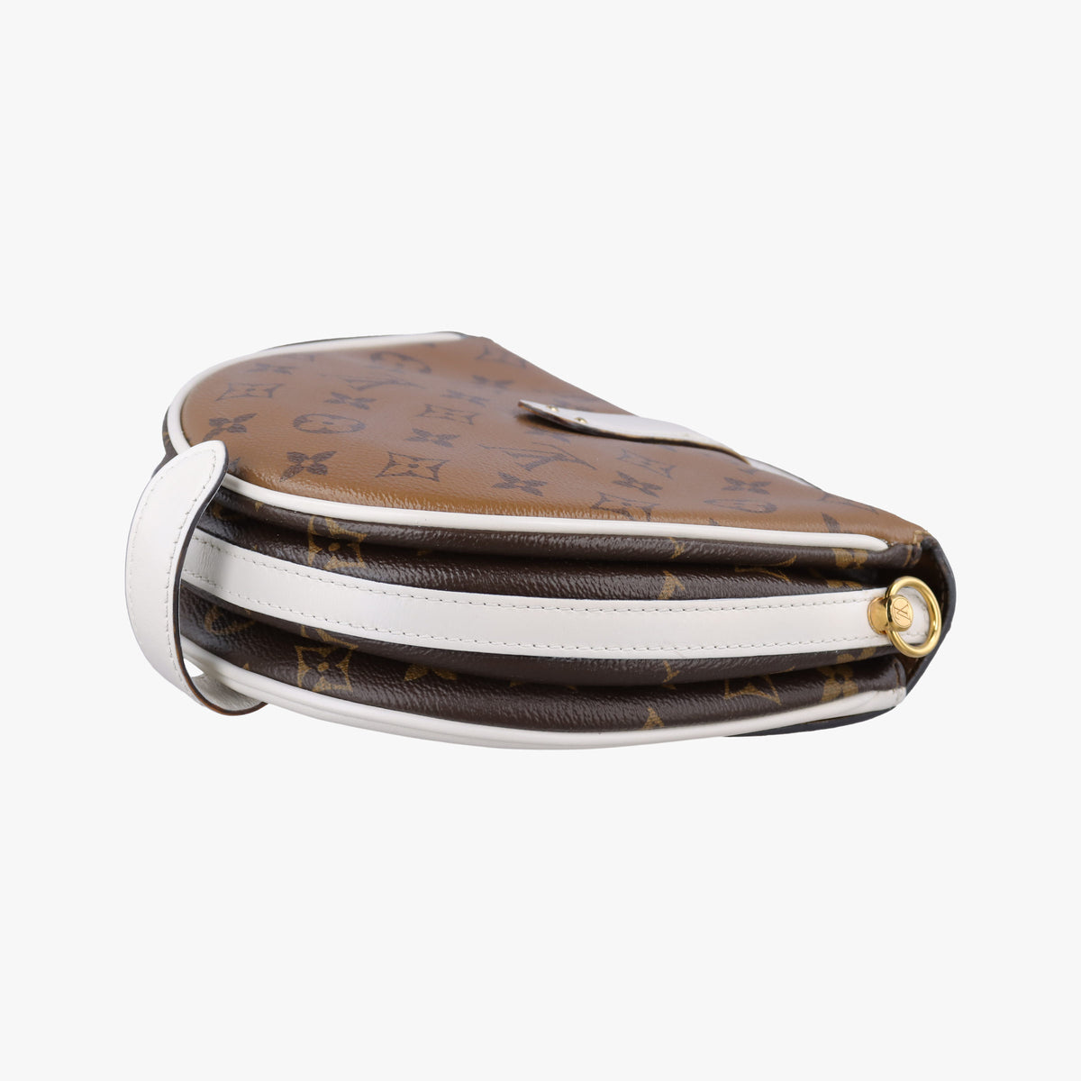 Pre-owned Louis Vuitton Chantilly Lock Brown x white Monogram x Leather  shoulderbag | stylenewstar