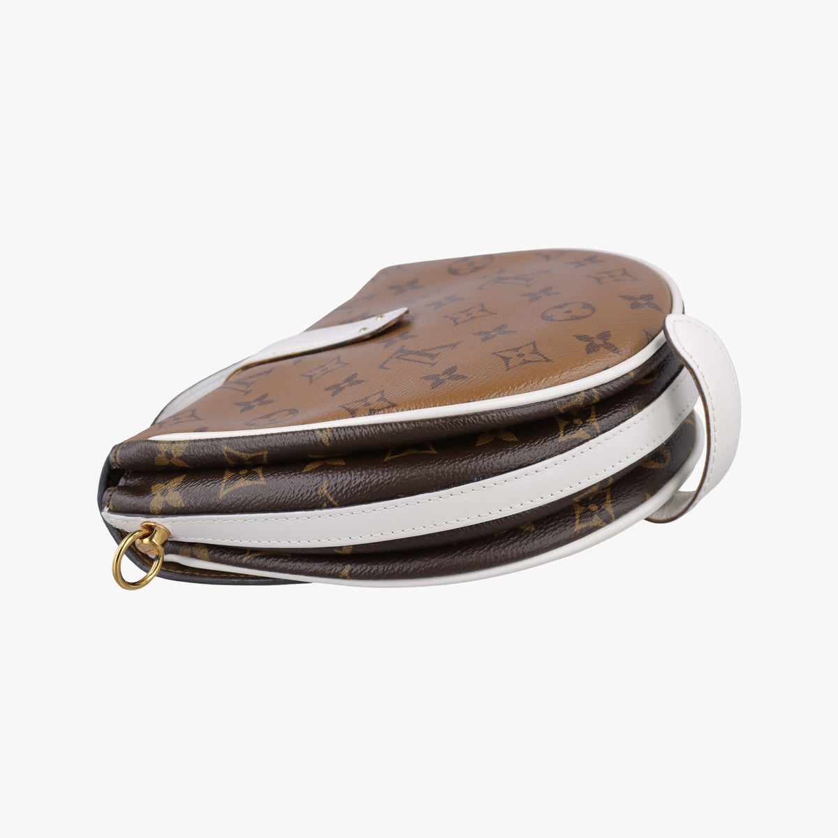 Pre-owned Louis Vuitton Chantilly Lock Brown x white Monogram x Leather  shoulderbag | stylenewstar