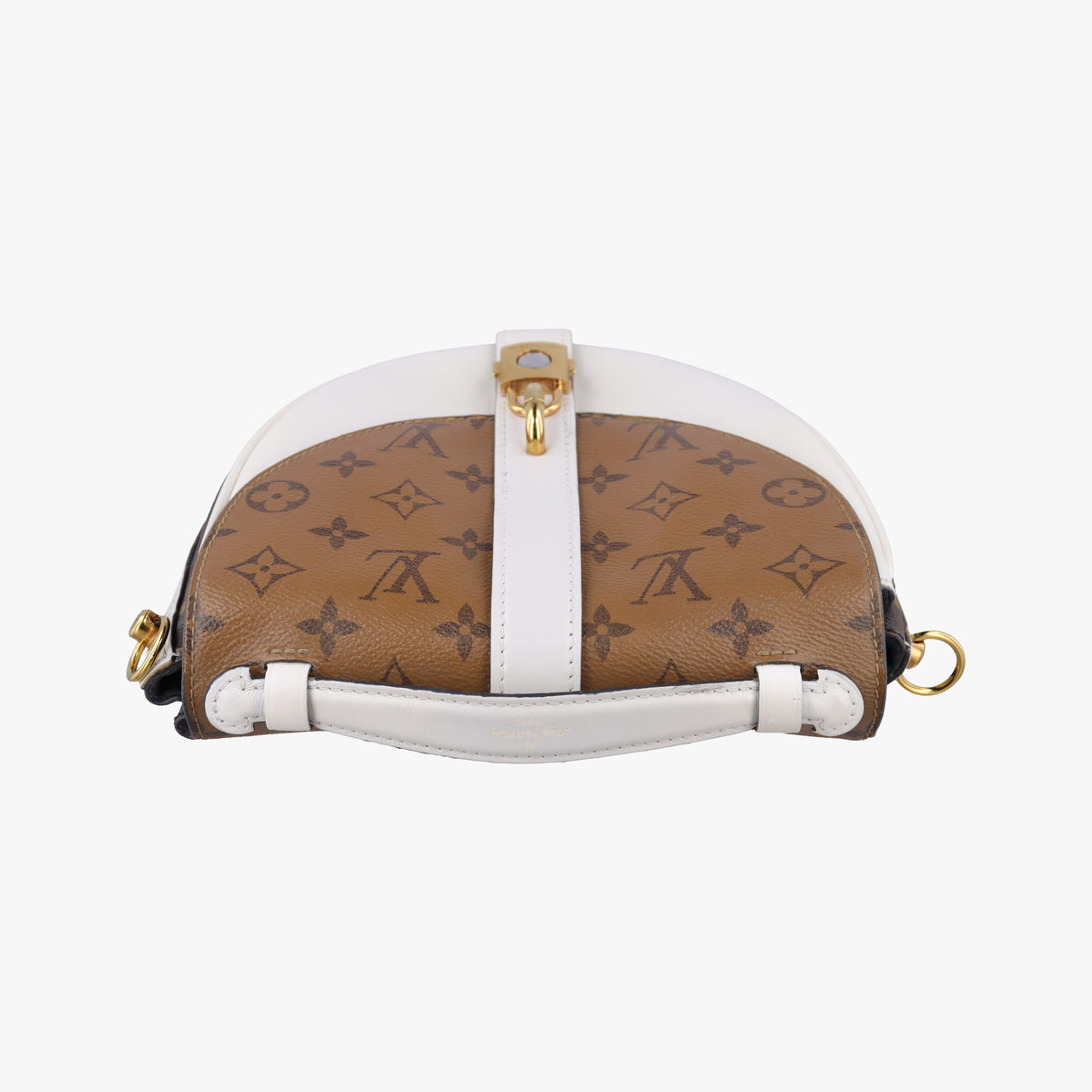 Pre-owned Louis Vuitton Chantilly Lock Brown x white Monogram x Leather  shoulderbag | stylenewstar