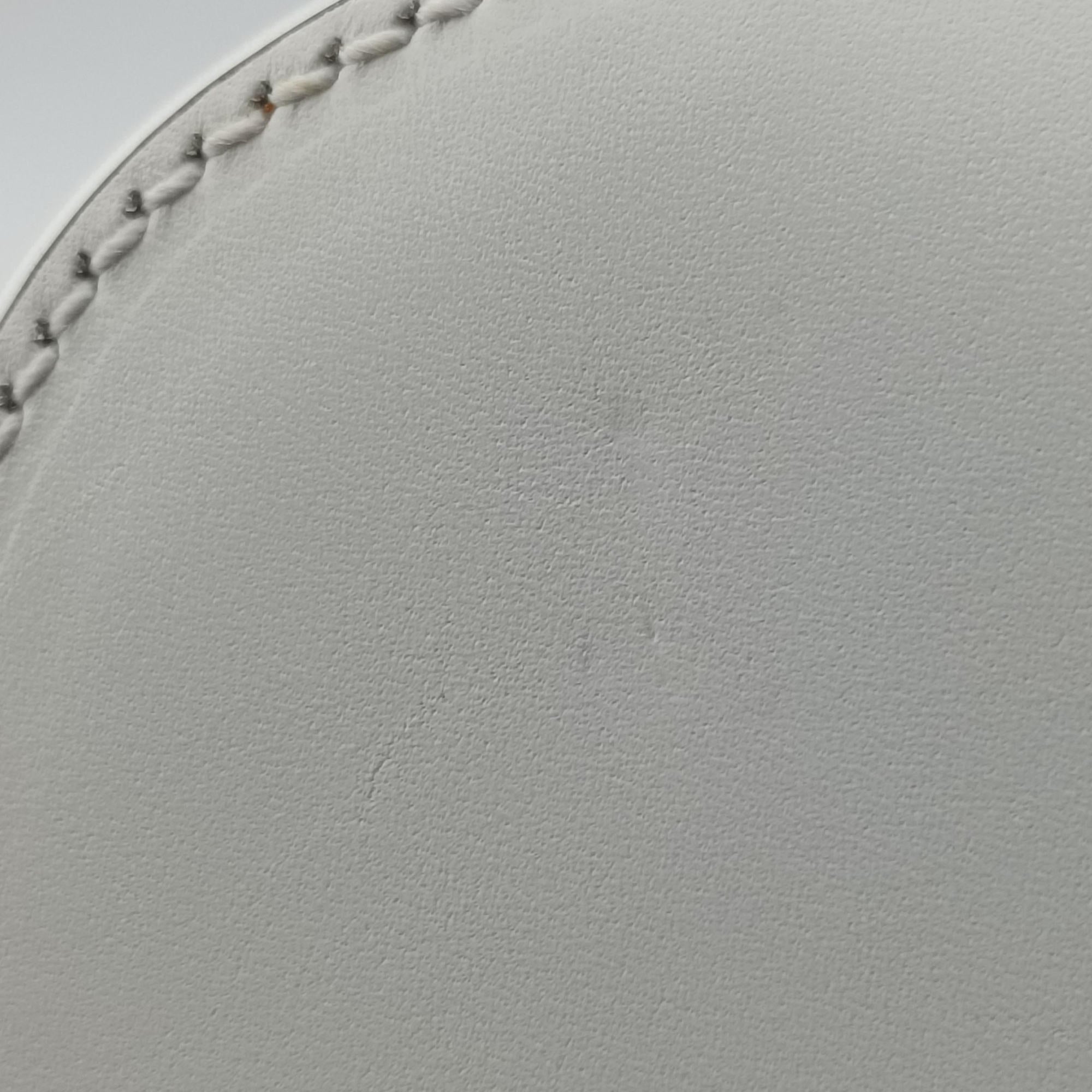 Pre-owned Gucci Bright Diamante Bucket White Leather 354229 shoulderbag | stylenewstar