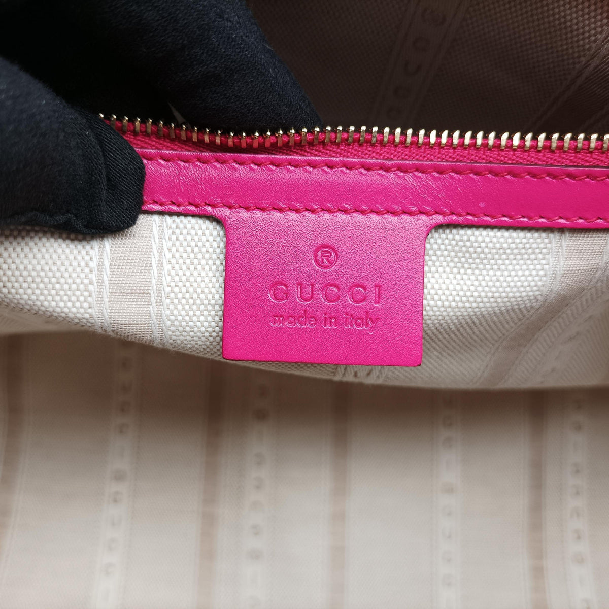 Pre-owned Gucci Bright Diamante Rose Leather 354332 shoulderbag | stylenewstar