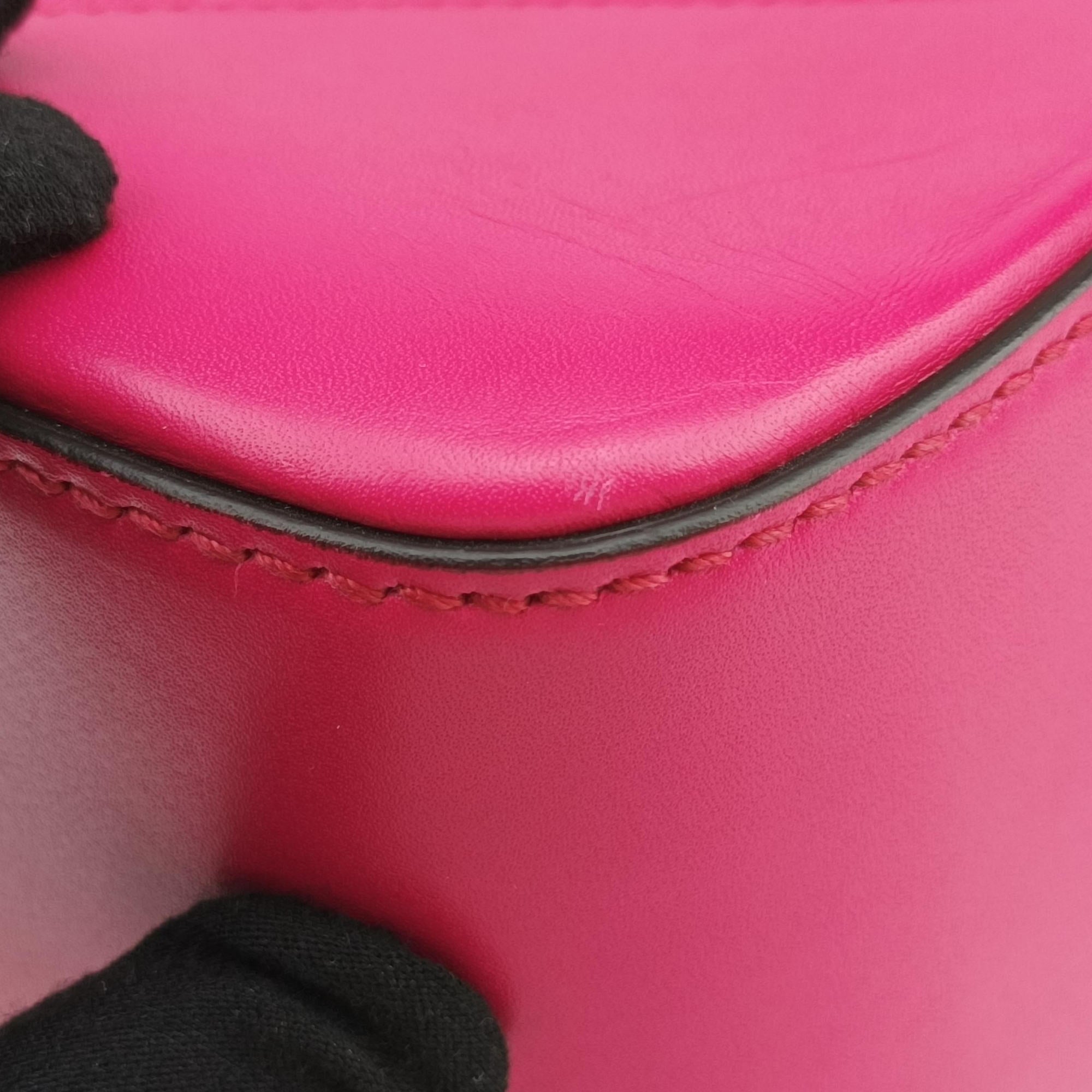 Pre-owned Gucci Bright Diamante Rose Leather 354332 shoulderbag | stylenewstar