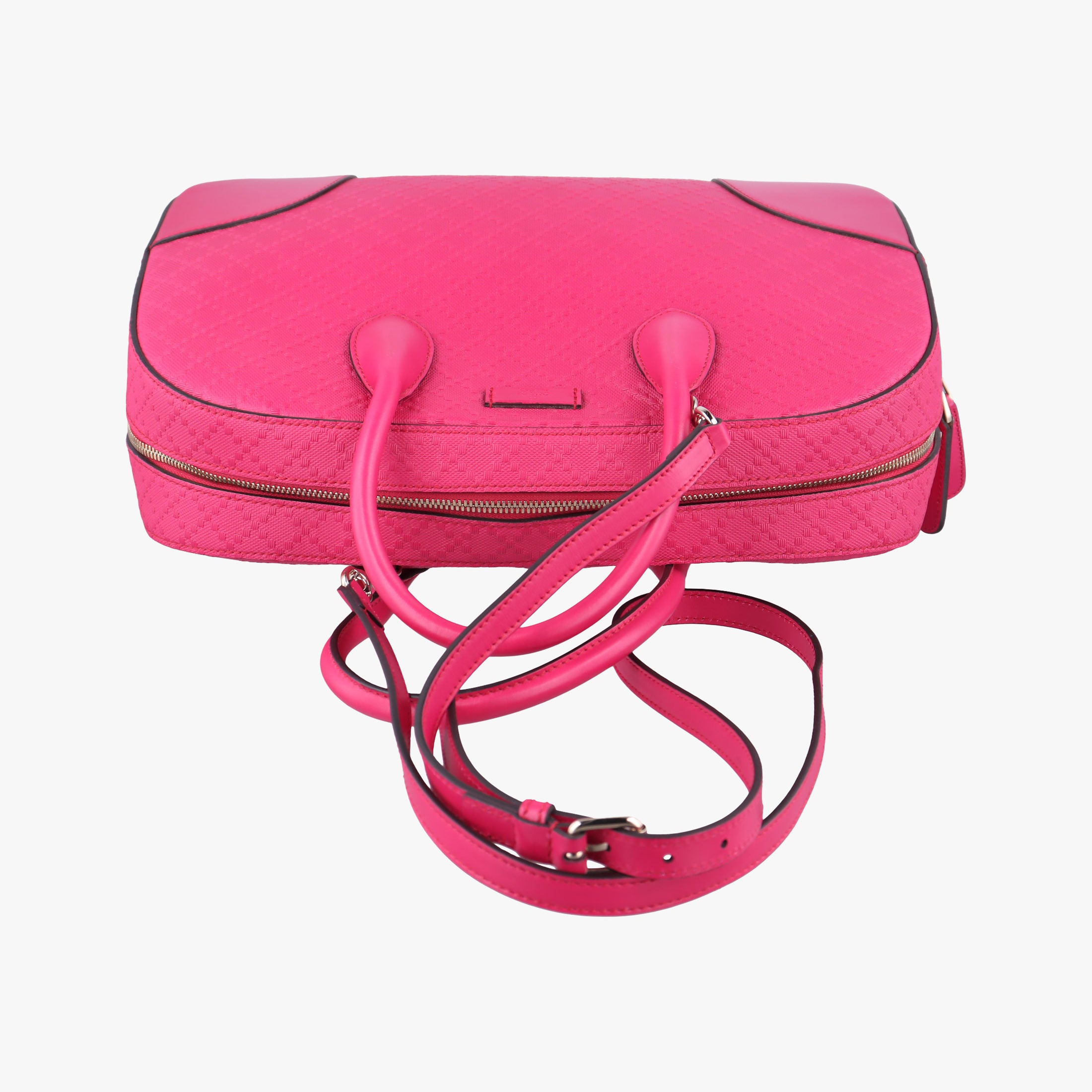 Pre-owned Gucci Bright Diamante Rose Leather 354332 shoulderbag | stylenewstar