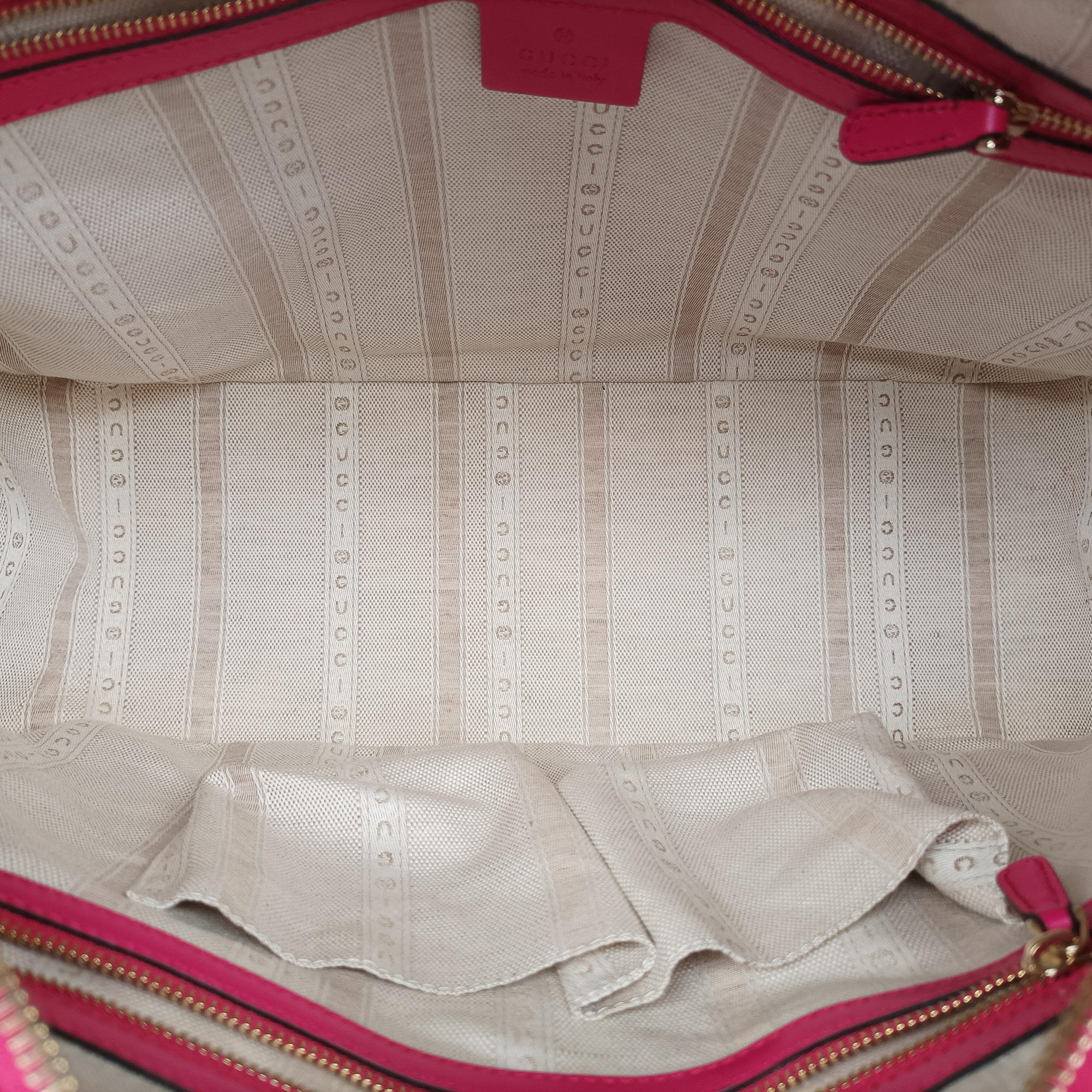Pre-owned Gucci Bright Diamante Rose Leather 354332 shoulderbag | stylenewstar