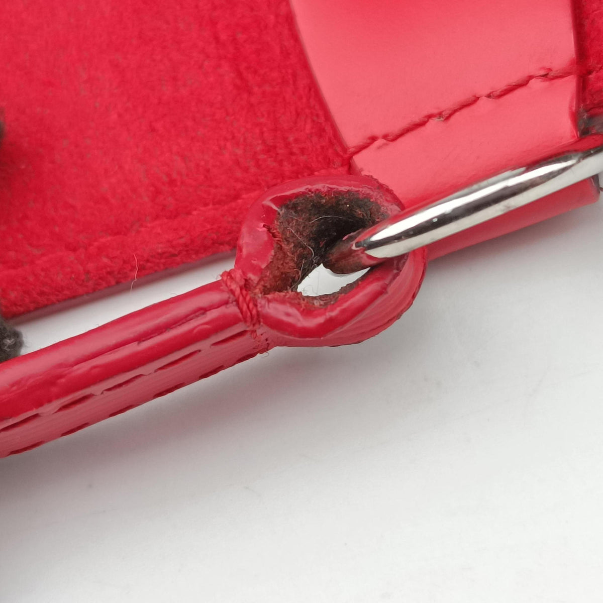 Pre-owned Louis Vuitton SAINT MICHEL brown×COQUELICOT Monogram Canvas×calf leather M44031 shoulderbag | stylenewstar