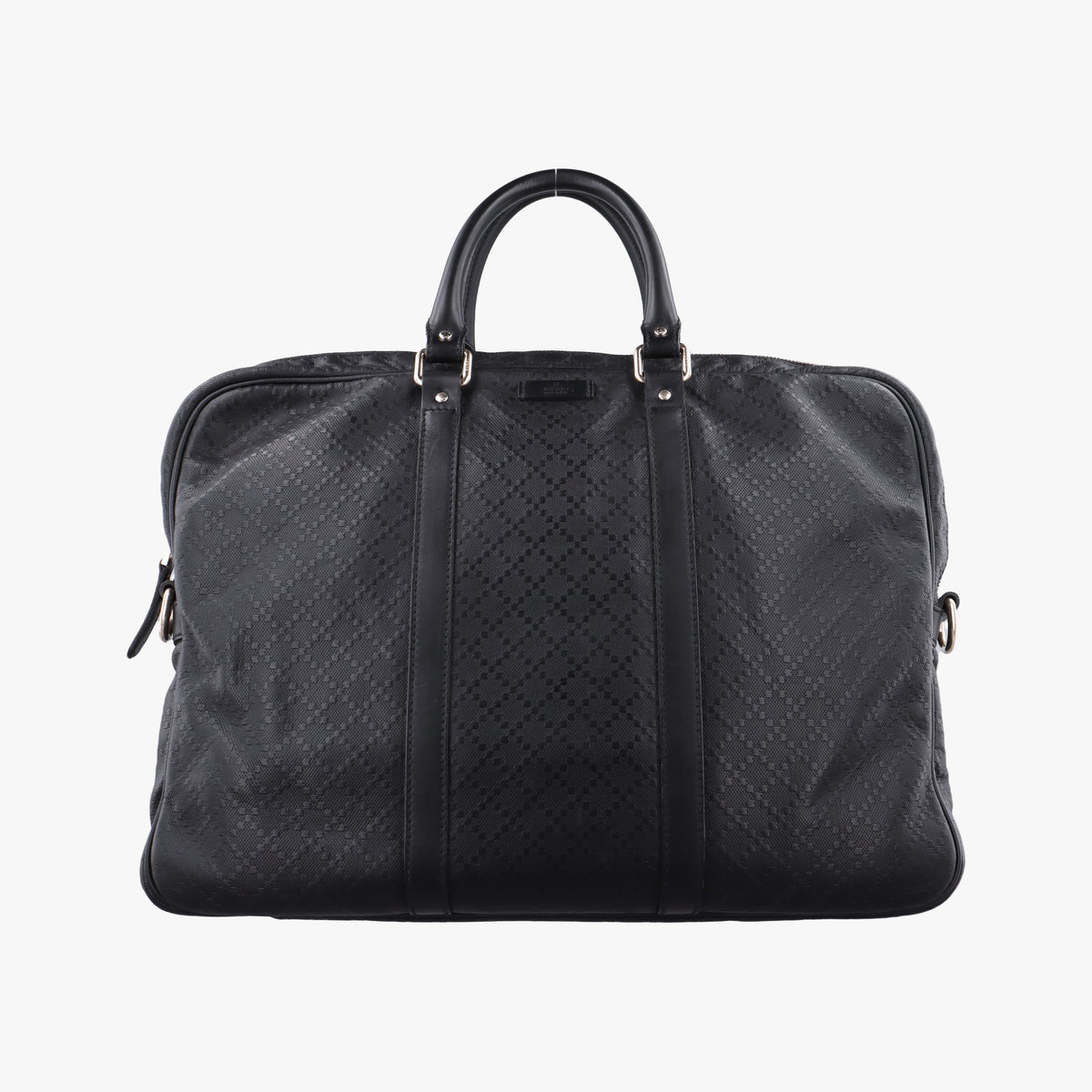 Vintage Gucci Diamante Black Leather 208463 handbag | stylenewstar