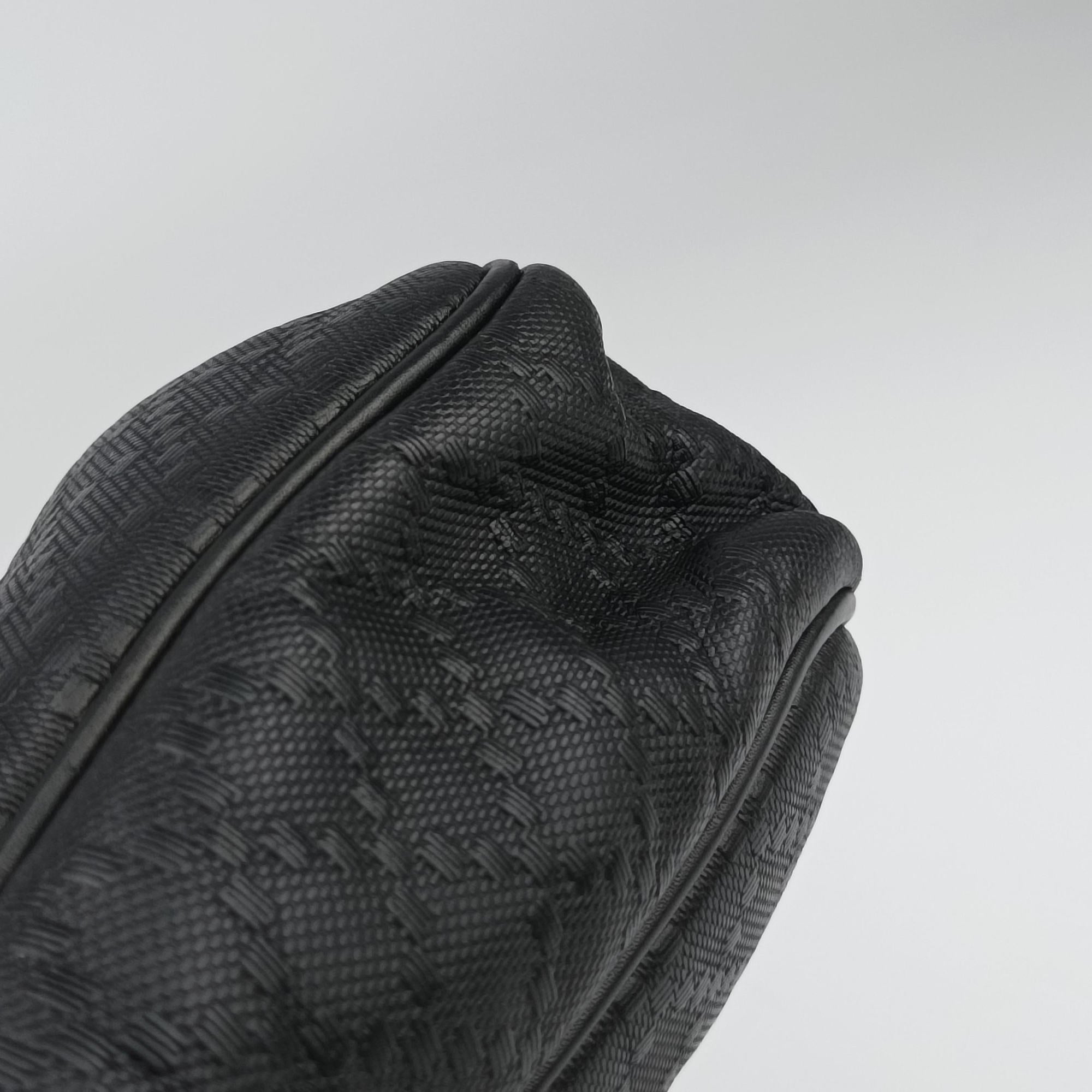 Vintage Gucci Diamante Black Leather 208463 handbag | stylenewstar