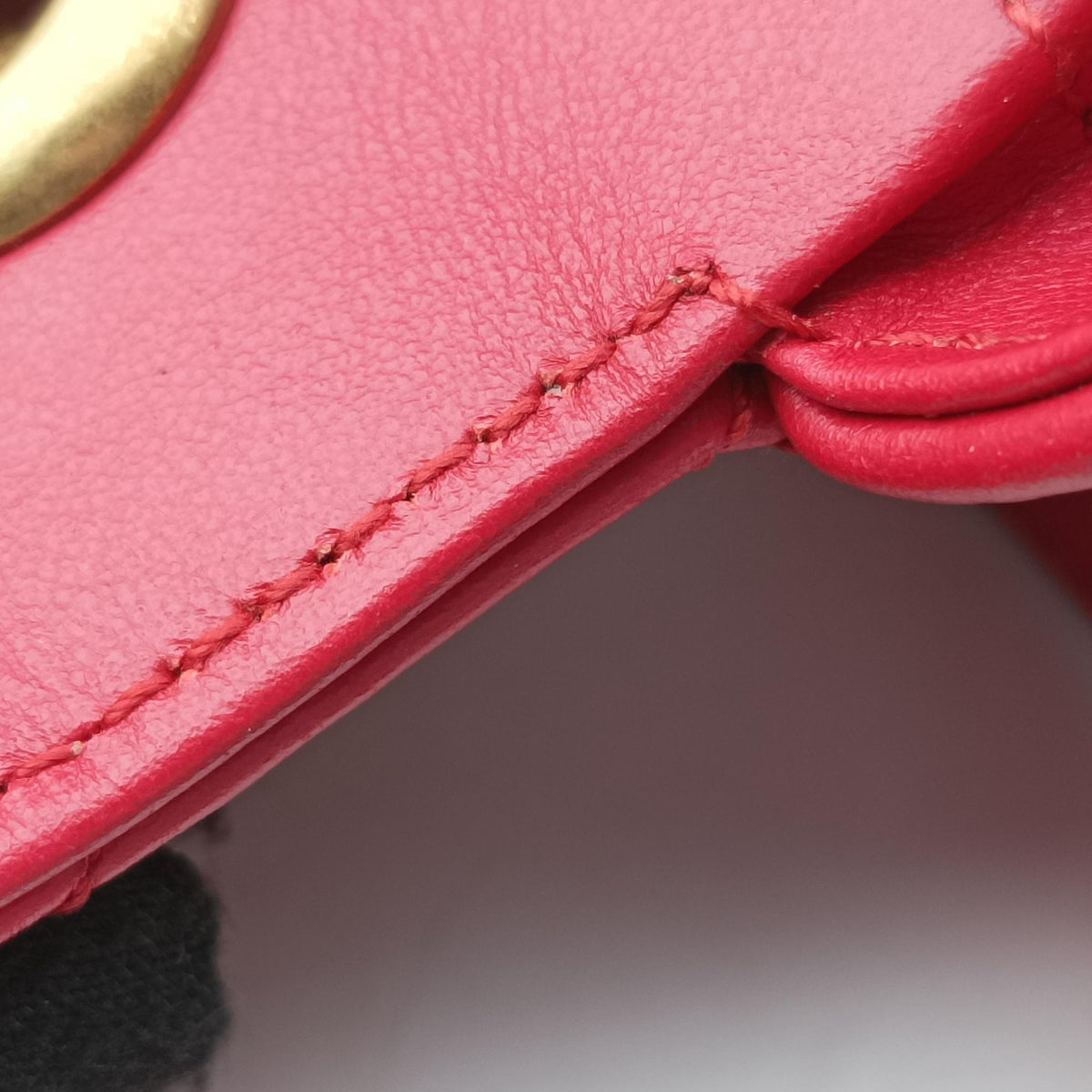 Secondhand Gucci GG Marmont Red Leather 446744 shoulderbag | stylenewstar