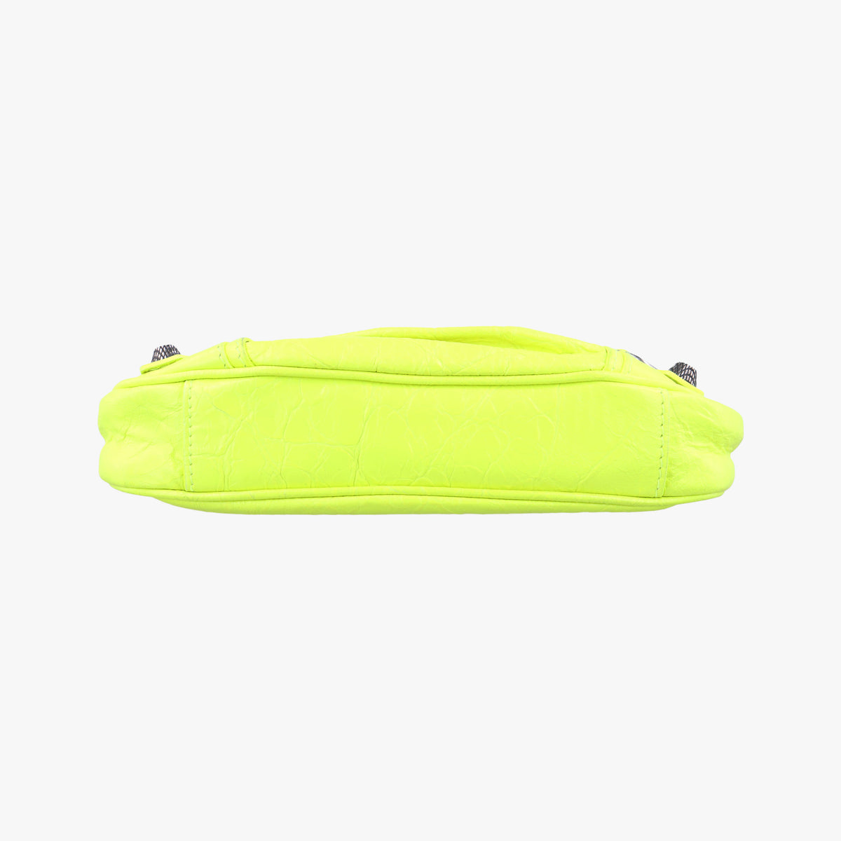 Pre-owned Balenciaga Le Cagole YellowGreen lambskin  shoulderbag | stylenewstar