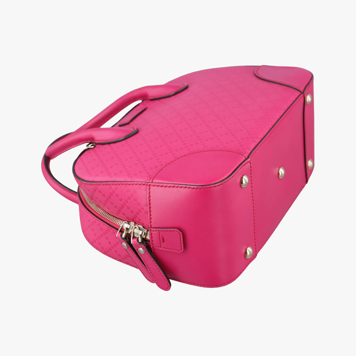 Pre-owned Gucci Bright Diamante Rose Leather 354224 shoulderbag | stylenewstar