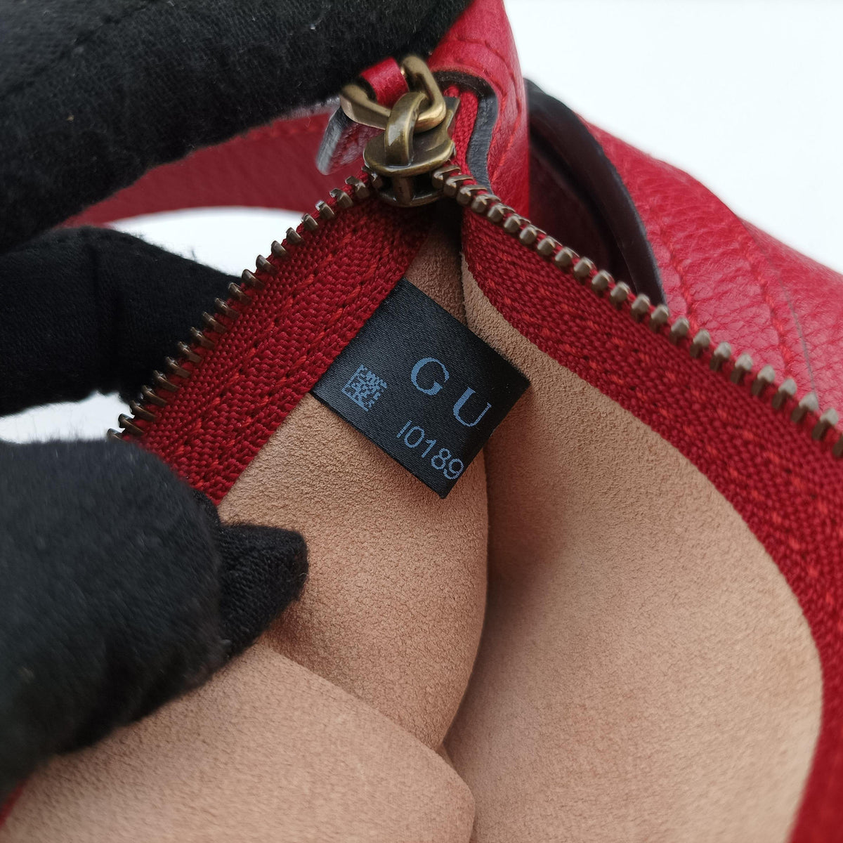 Pre-owned Gucci New Jackie Red Leather 365458 handbag | stylenewstar