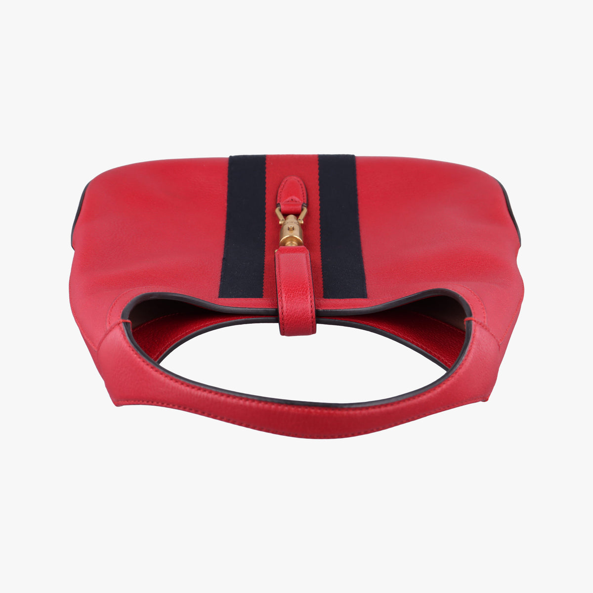 Pre-owned Gucci New Jackie Red Leather 365458 handbag | stylenewstar