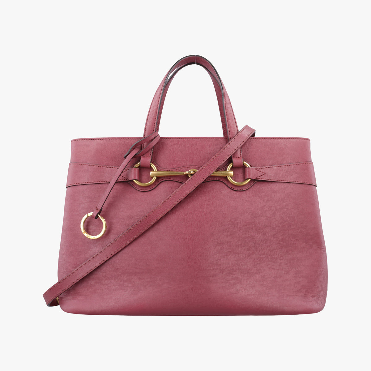 Pre-owned Gucci Bright Bit Red Leather 319795 shoulderbag | stylenewstar