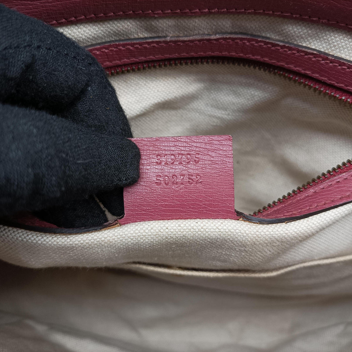 Pre-owned Gucci Bright Bit Red Leather 319795 shoulderbag | stylenewstar