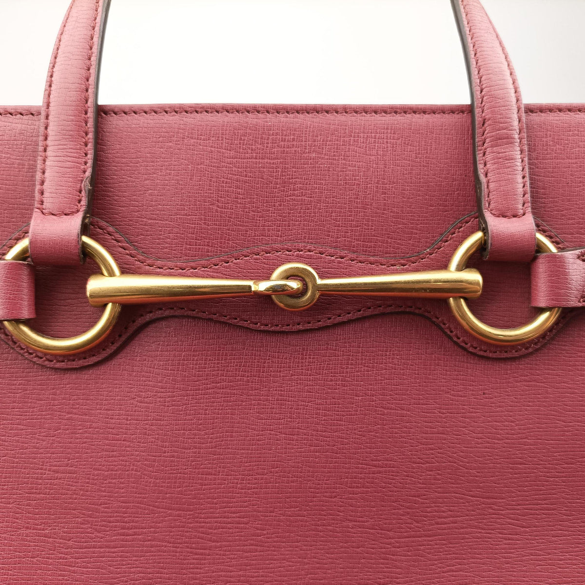 Pre-owned Gucci Bright Bit Red Leather 319795 shoulderbag | stylenewstar
