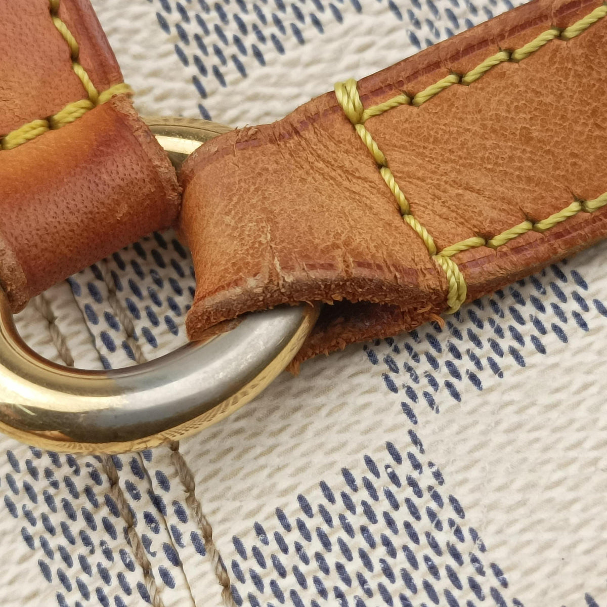 Pre-owned Louis Vuitton TOTALLY MM Azur Damier Canvas N51262 shoulderbag | stylenewstar