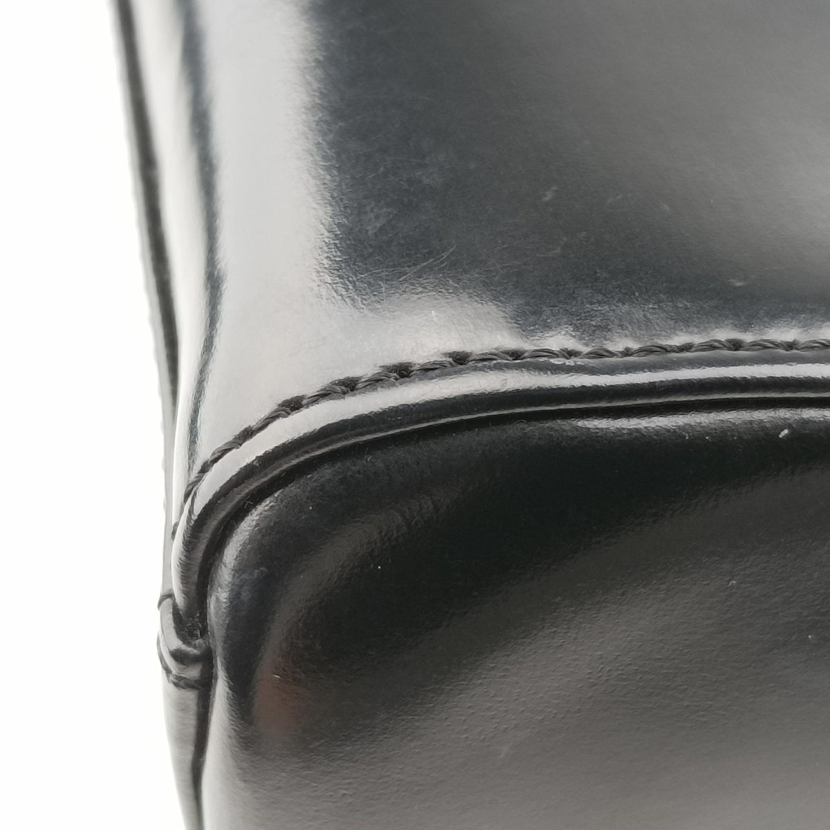 Pre-owned Christian Dior Lady Dior Black Leather  shoulderbag | stylenewstar