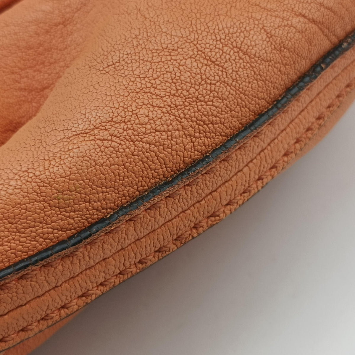 Vintage Chloe Elsie Orange Leather  shoulderbag | stylenewstar
