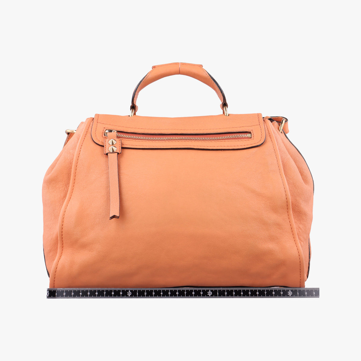 Vintage Chloe Elsie Orange Leather  shoulderbag | stylenewstar