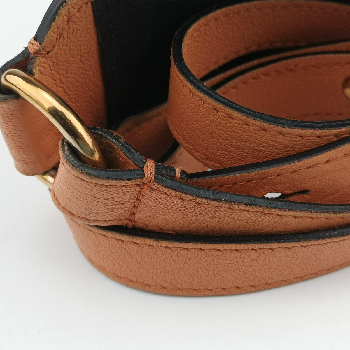 Vintage Chloe Elsie Orange Leather  shoulderbag | stylenewstar