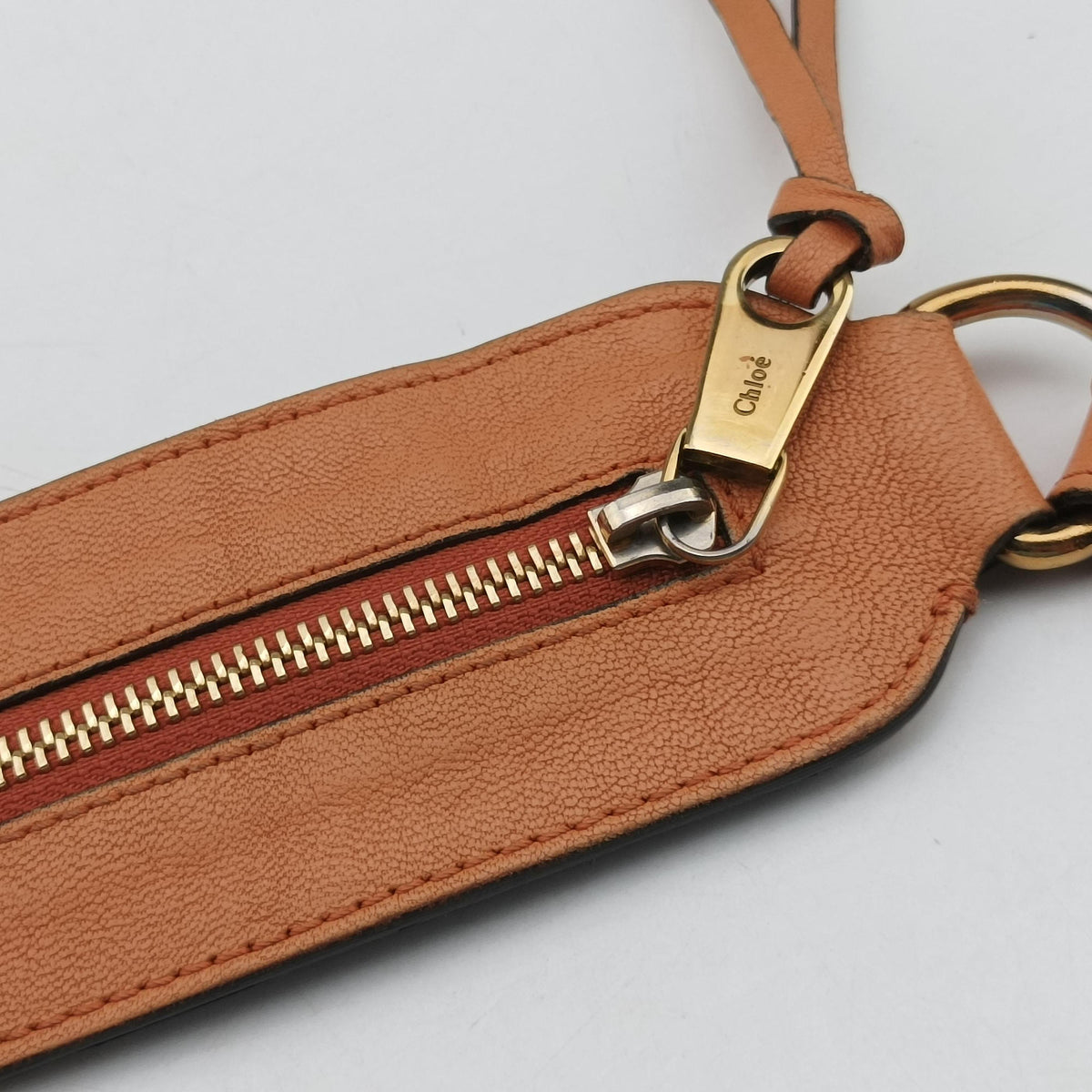 Secondhand Chloe Elsie Orange Leather  shoulderbag | stylenewstar