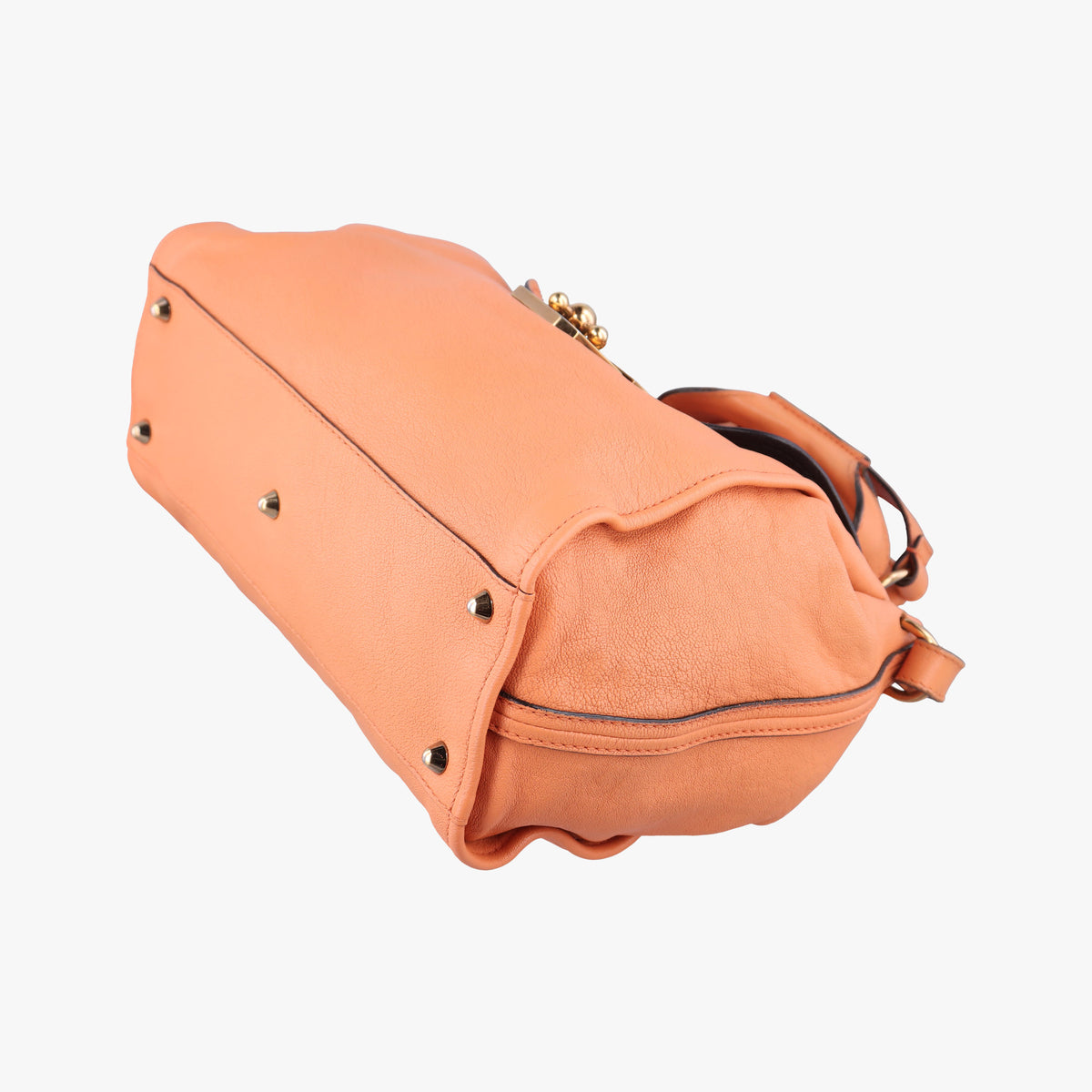 Secondhand Chloe Elsie Orange Leather  shoulderbag | stylenewstar