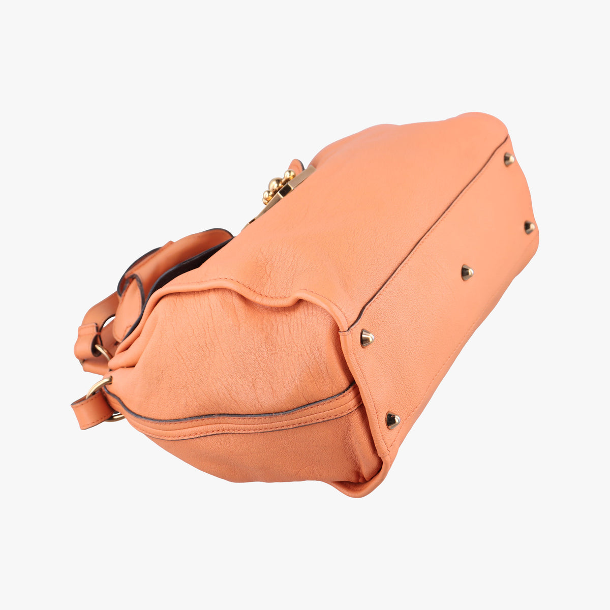 Secondhand Chloe Elsie Orange Leather  shoulderbag | stylenewstar