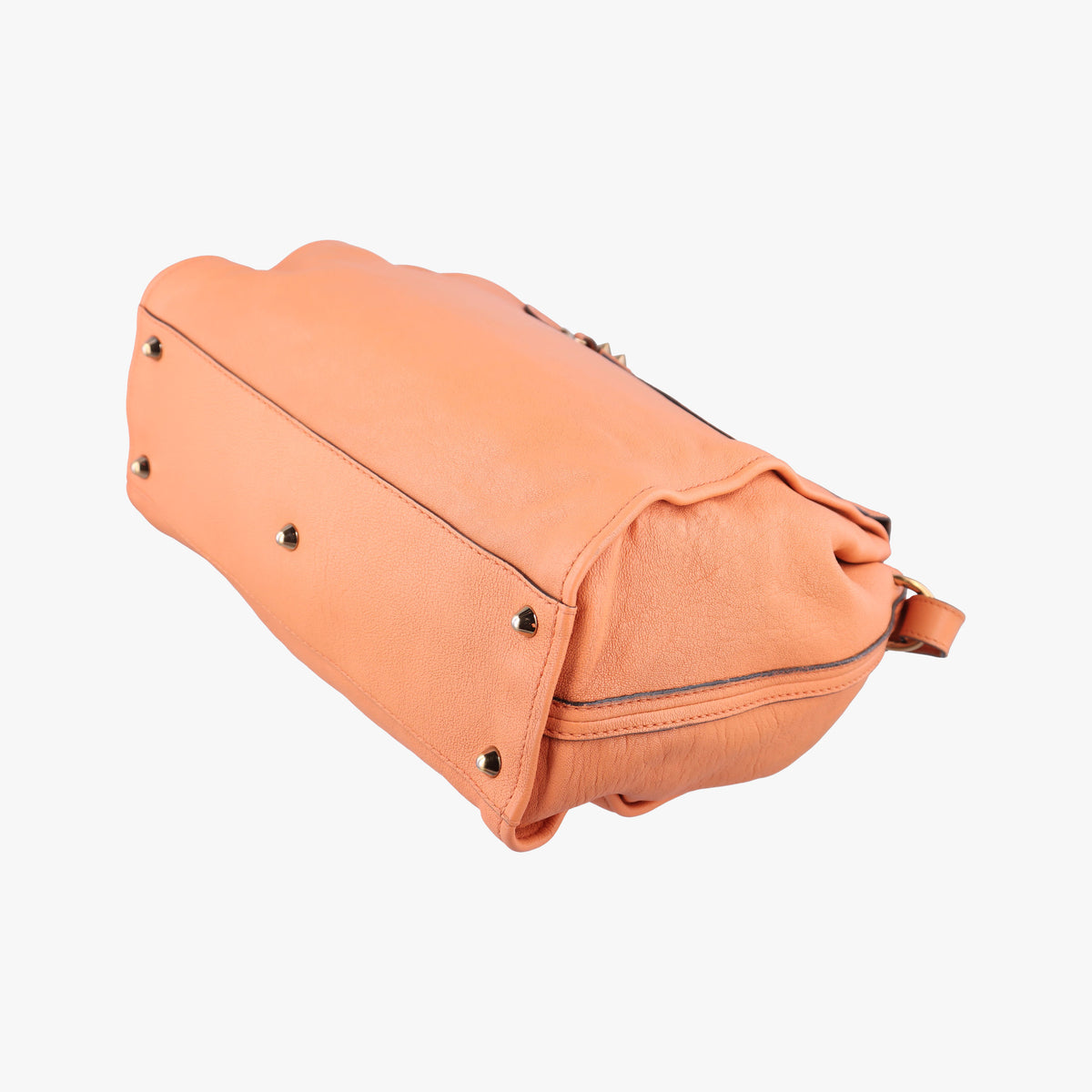 Secondhand Chloe Elsie Orange Leather  shoulderbag | stylenewstar