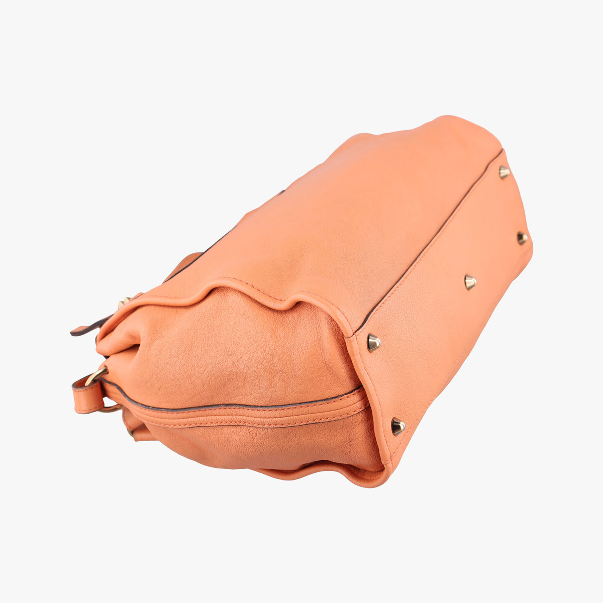 Secondhand Chloe Elsie Orange Leather  shoulderbag | stylenewstar