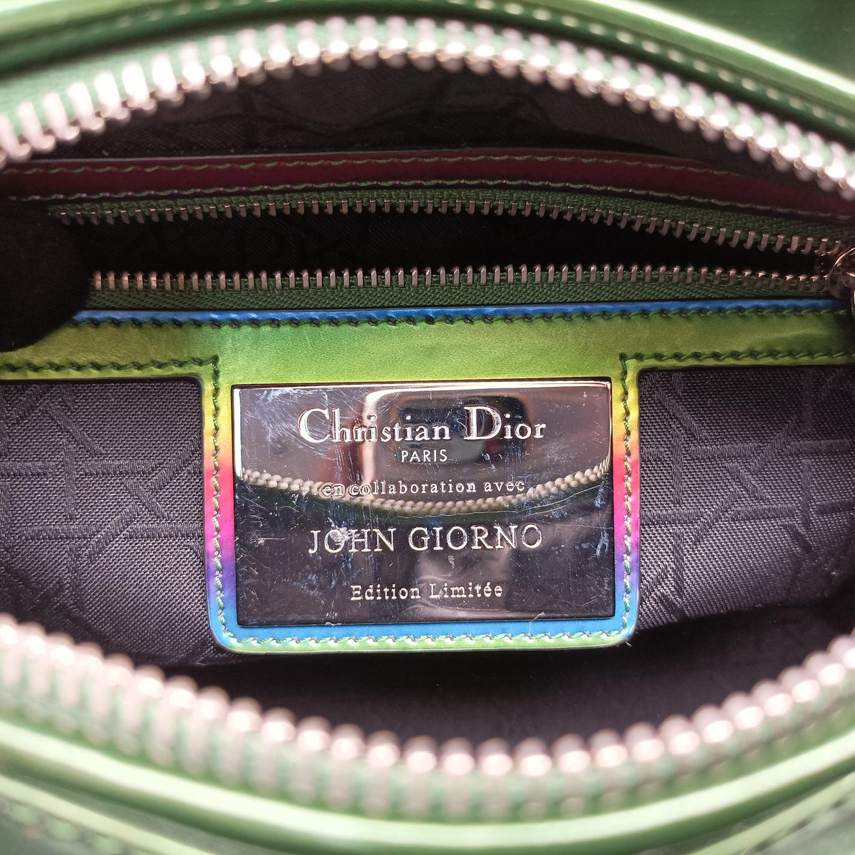 Pre-owned Christian Dior Lady Dior Multicolour Leather  shoulderbag | stylenewstar