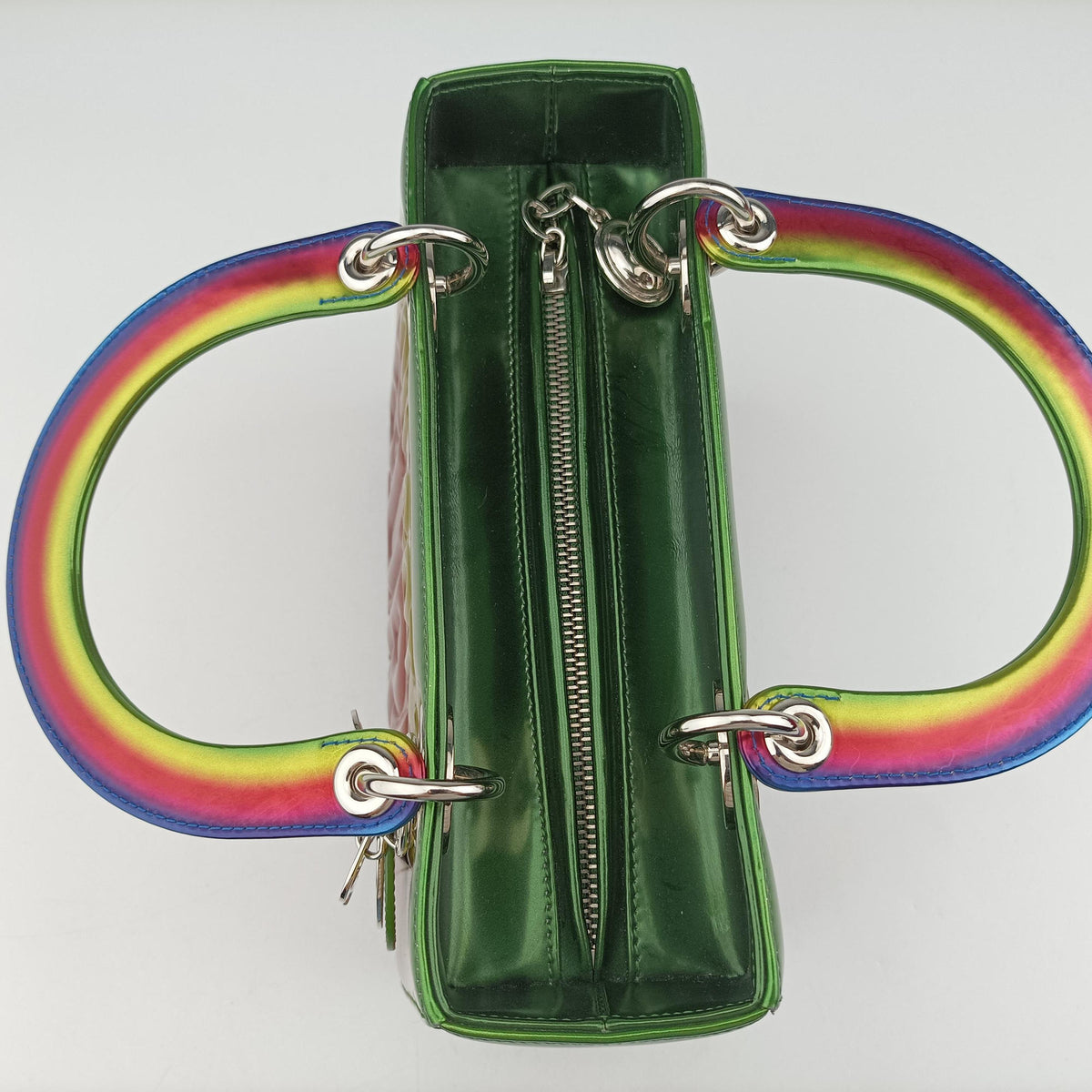 Pre-owned Christian Dior Lady Dior Multicolour Leather  shoulderbag | stylenewstar