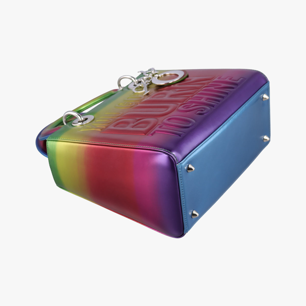 Pre-owned Christian Dior Lady Dior Multicolour Leather  shoulderbag | stylenewstar